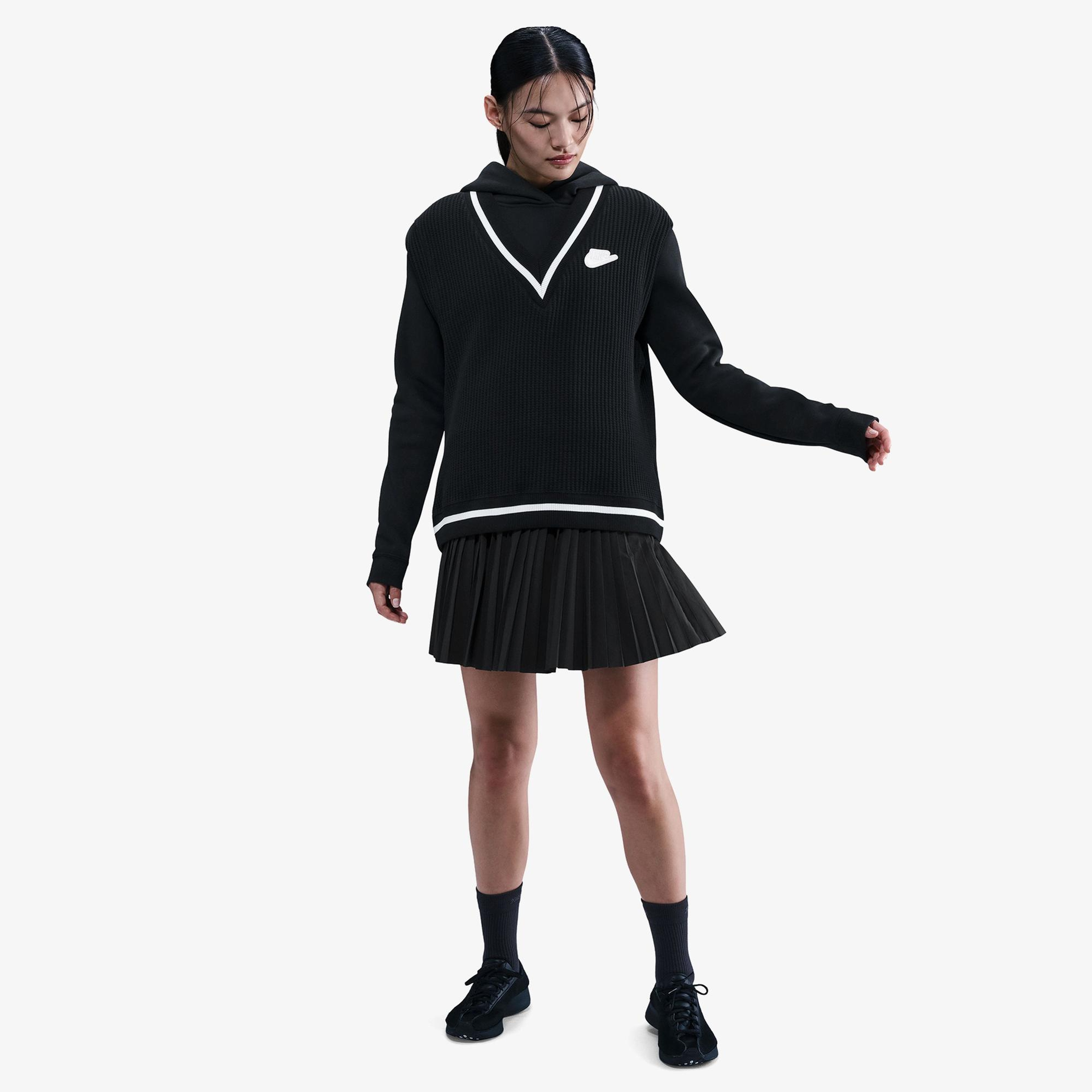 Nike Sportswear Pleated Kadın Siyah Etek