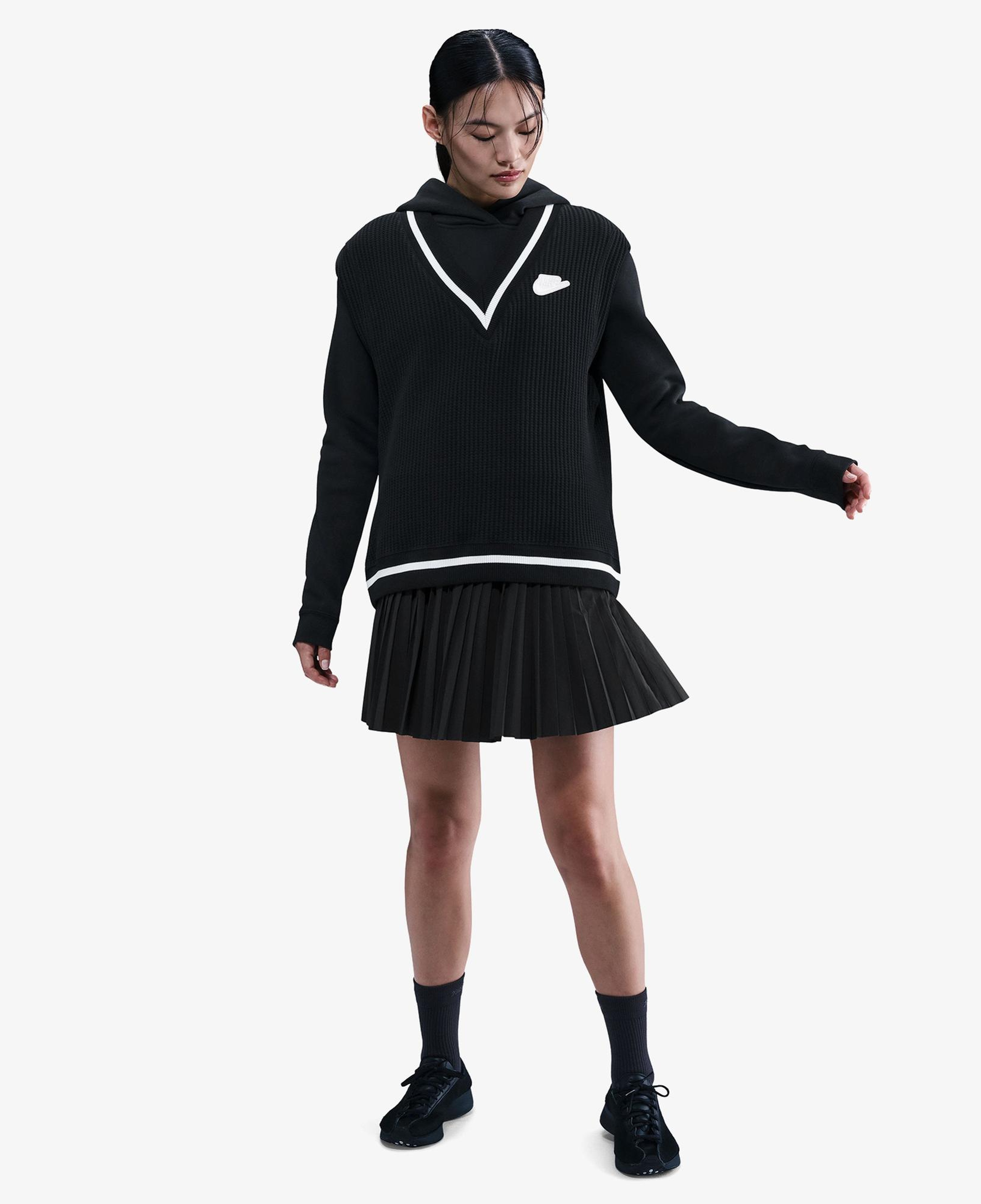 Nike Sportswear Pleated Kadın Siyah Etek