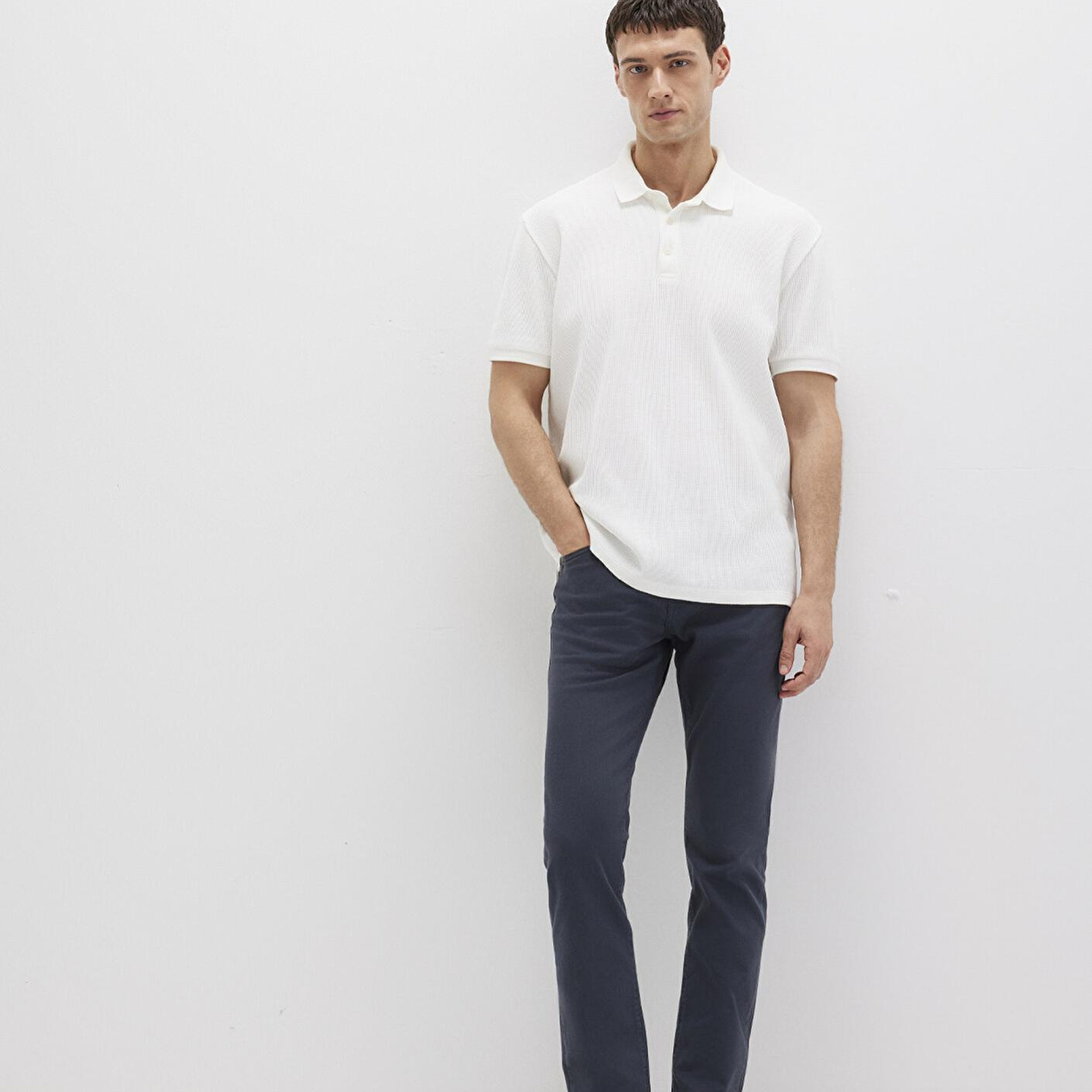 Mavi Marcus Lacivert Yıkamalı Comfort Gabardin Pantolon 0035132609