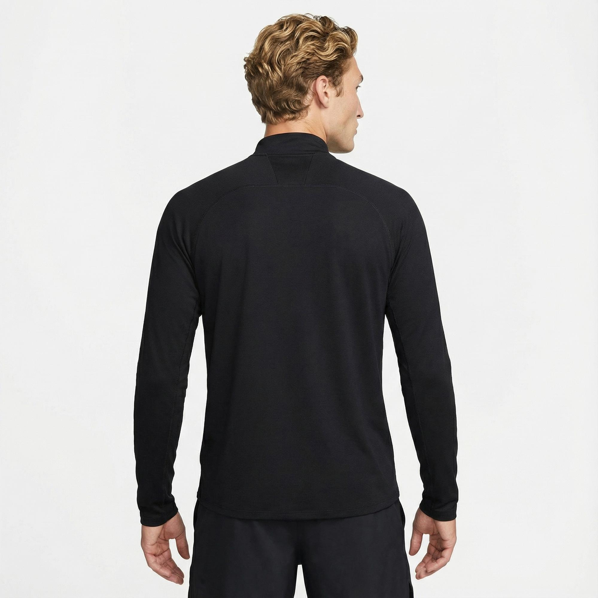 Nike Dri-Fit Trail Midlayer Erkek Siyah Kapüşonlu Hoodie