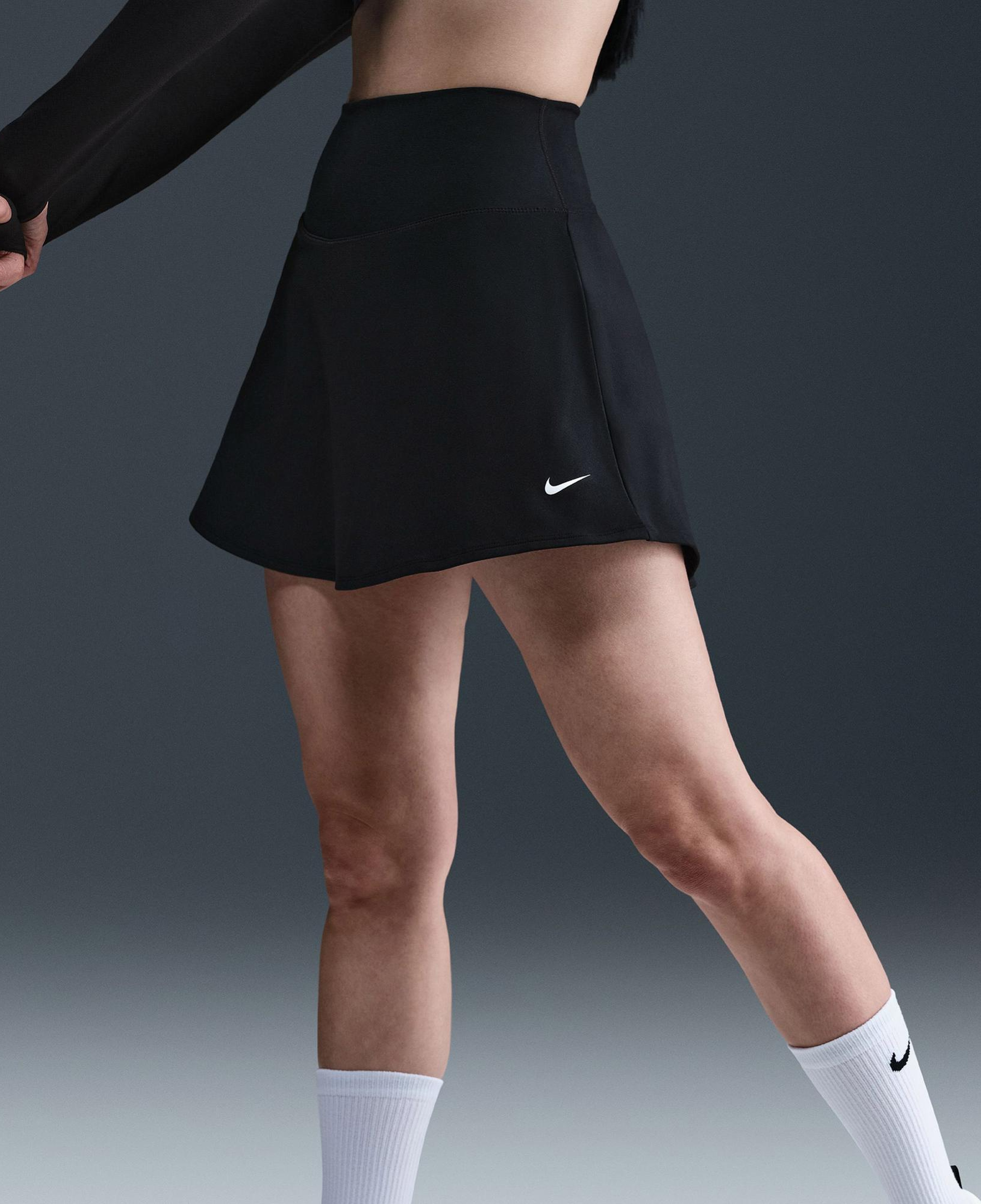 Nike One Dri-Fit Kadın Siyah Etek