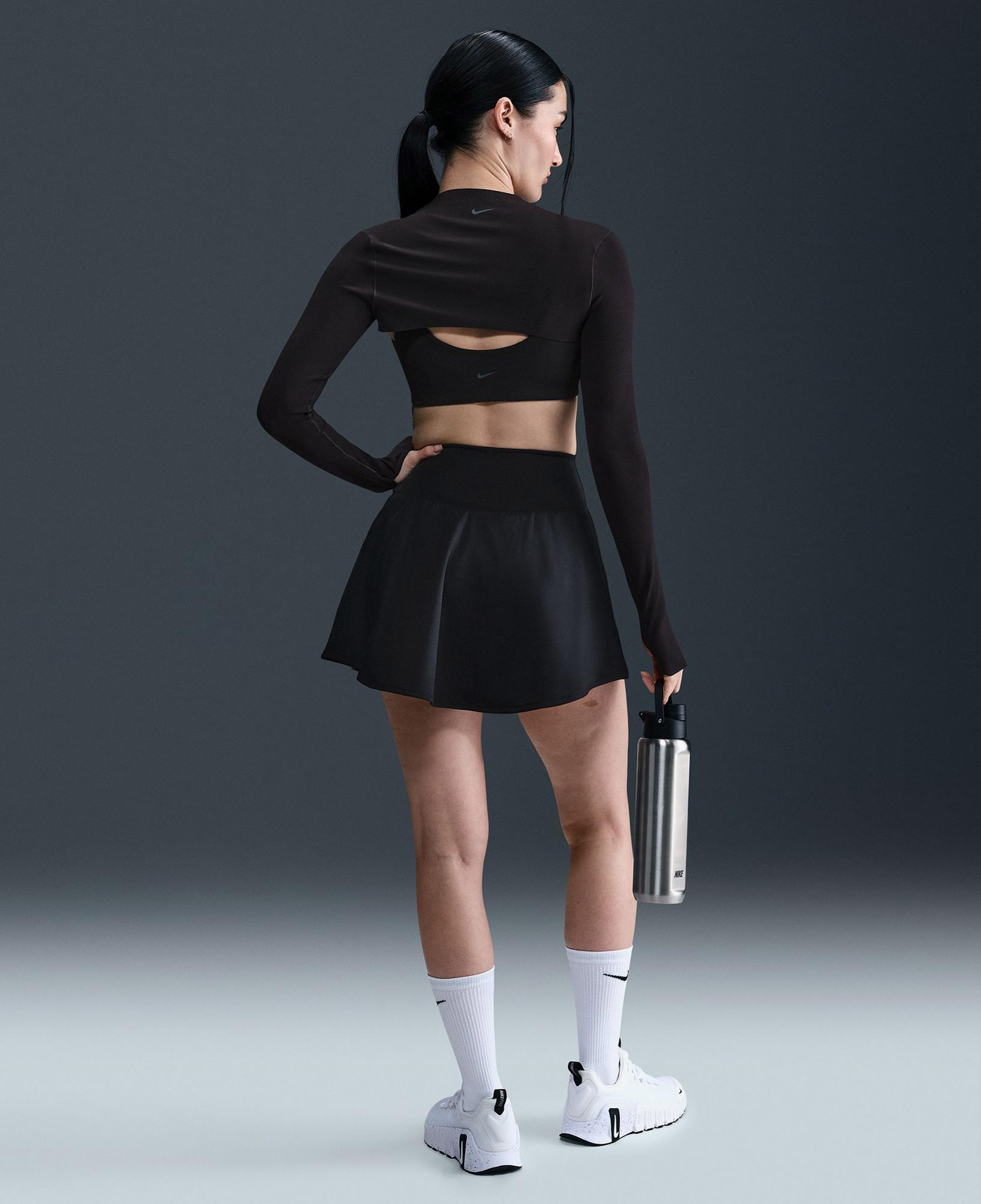 Nike One Dri-Fit Kadın Siyah Etek