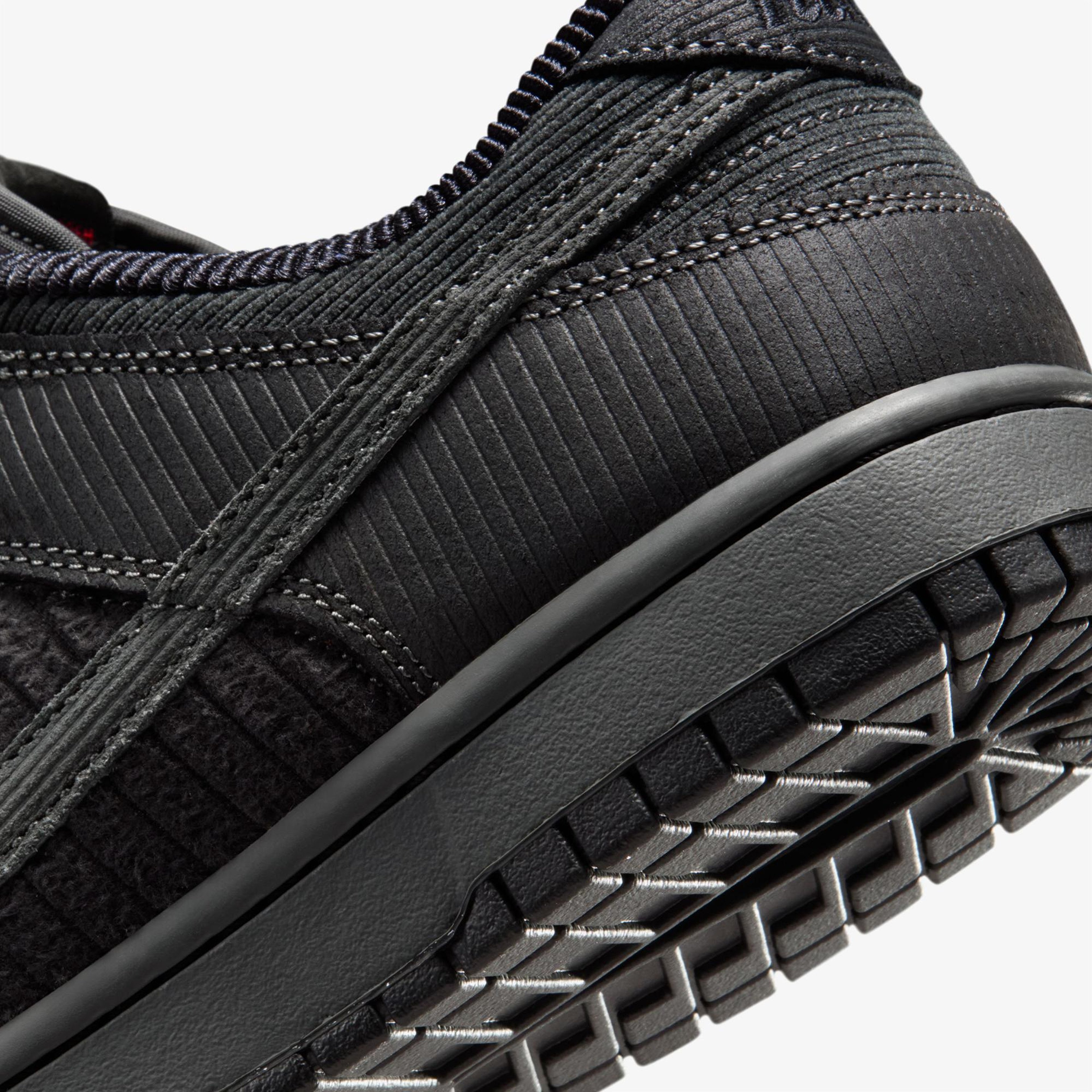 Nike Dunk Low Retro Premium Erkek Siyah Spor Ayakkabı