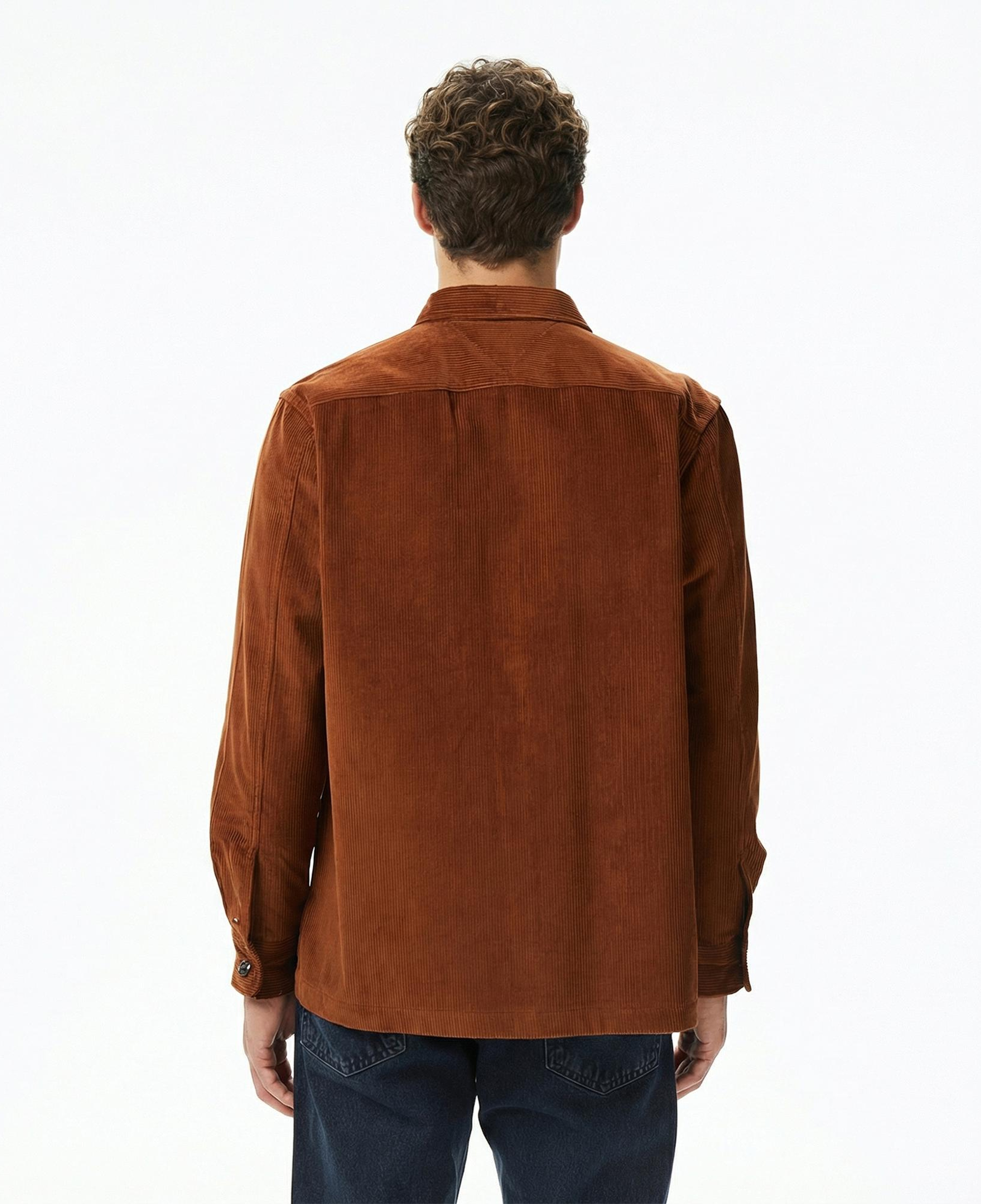 Tommy Hilfiger Corduroy Seasonal Quality Erkek Kahverengi Gömlek