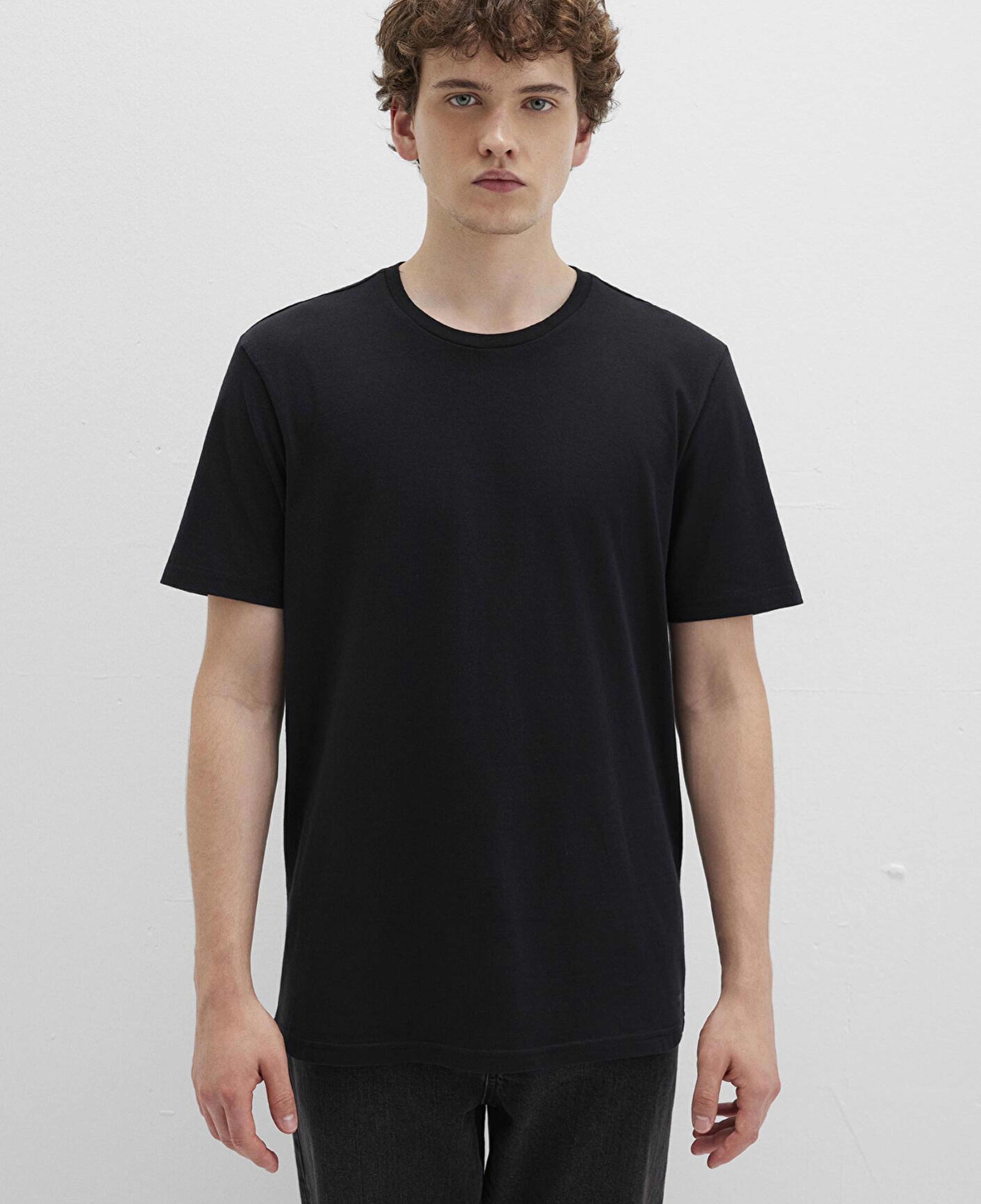 Mavi Siyah Basic Tişört Slim Fit / Dar Kesim 065574-900