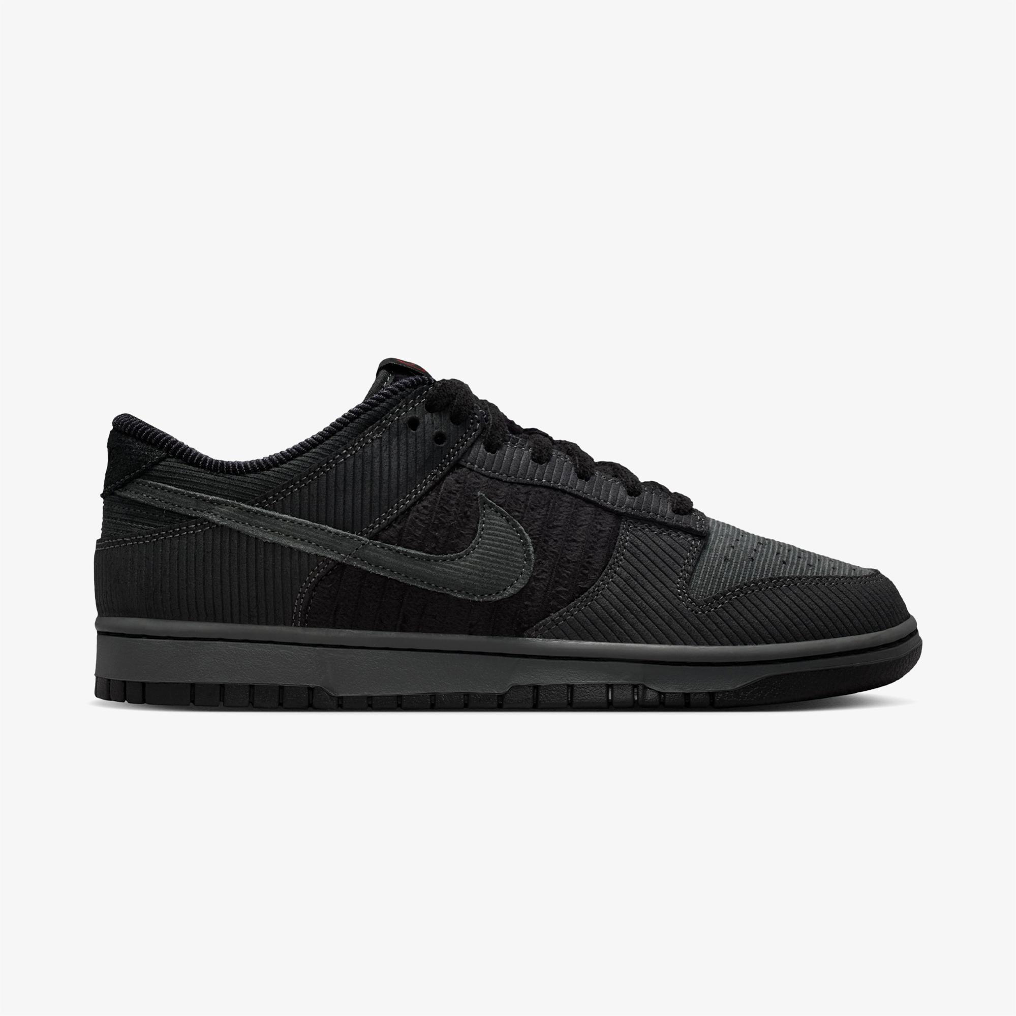 Nike Dunk Low Retro Premium Erkek Siyah Spor Ayakkabı