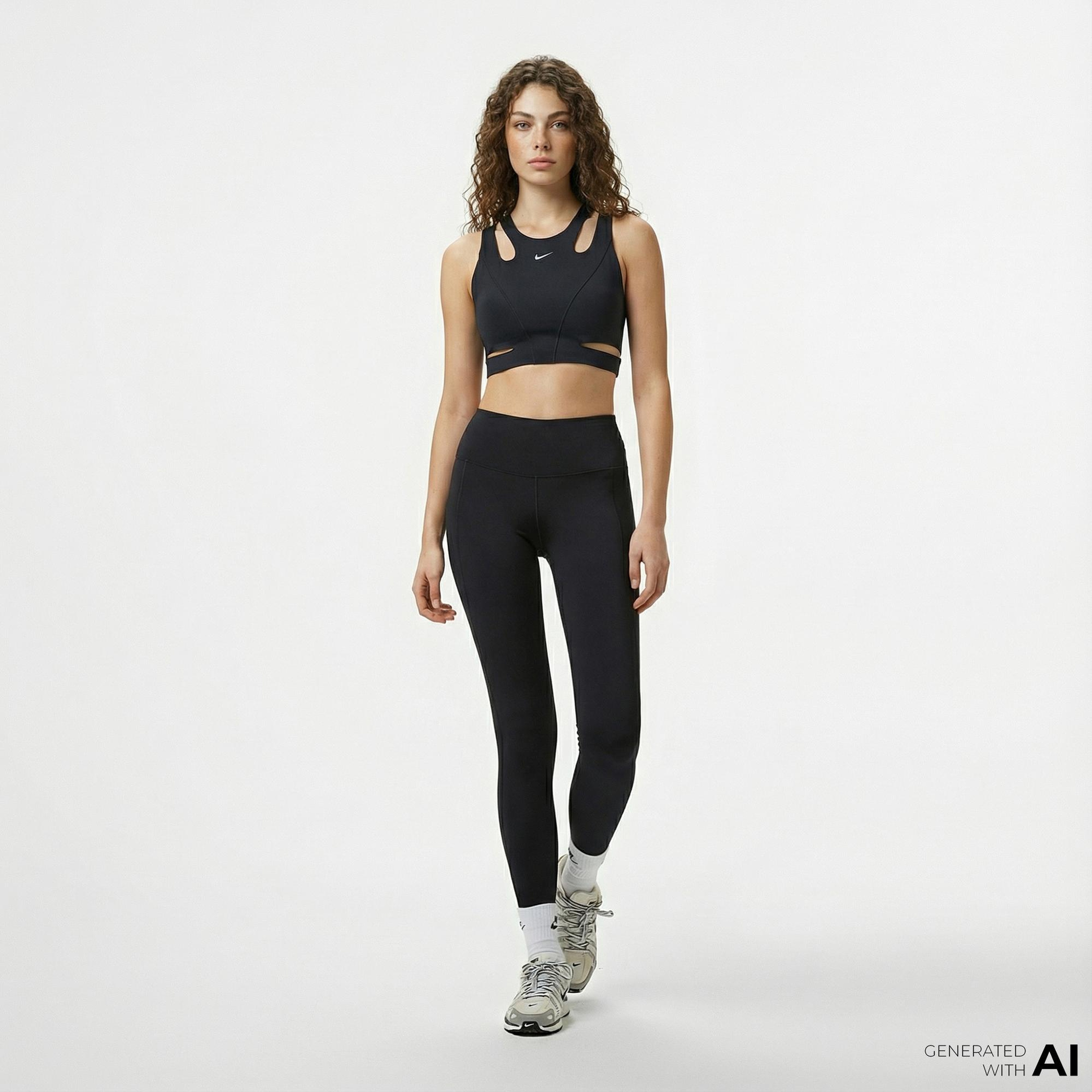 Nike One Dri-Fit Fitted Kadın Siyah Tayt