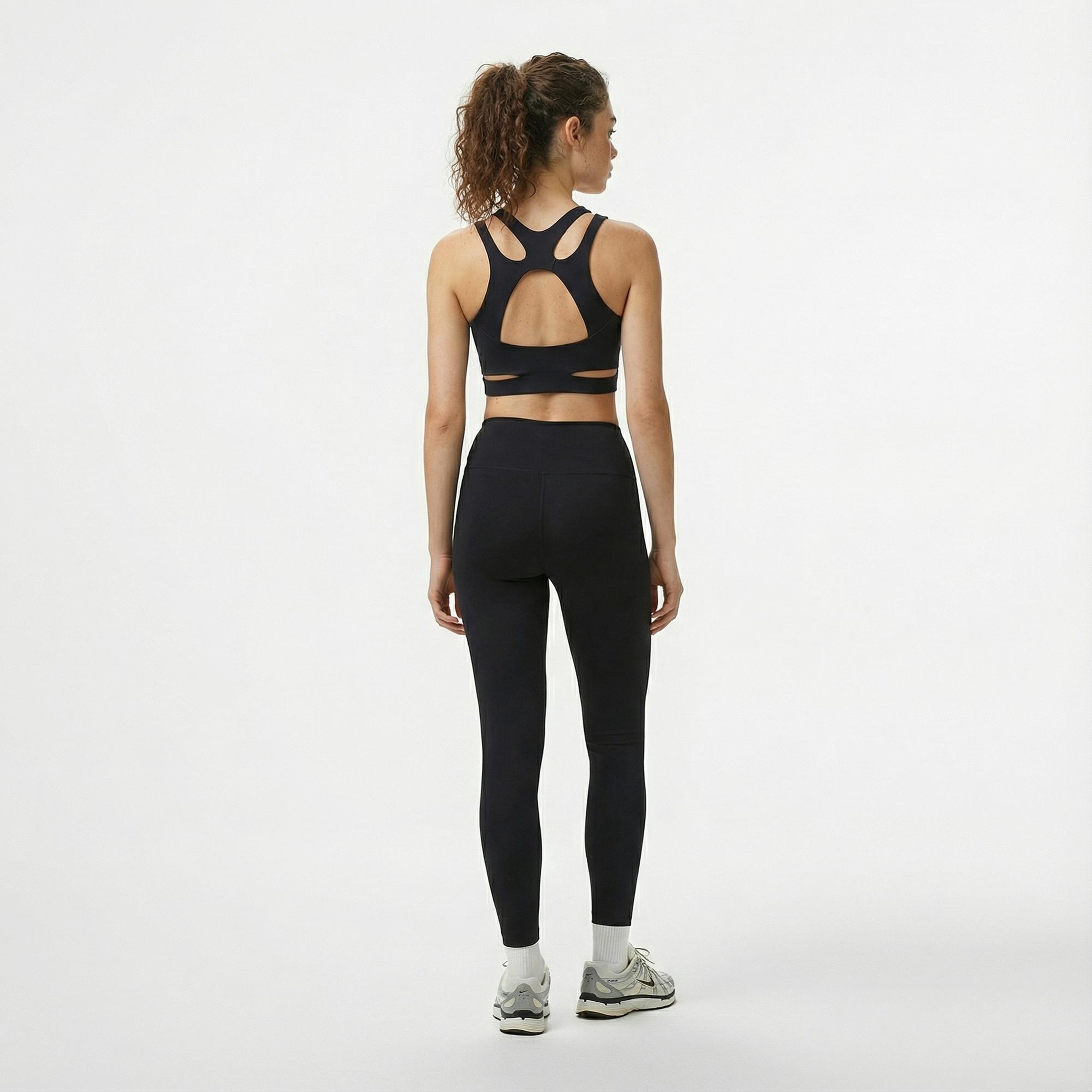 Nike One Dri-Fit Fitted Kadın Siyah Tayt