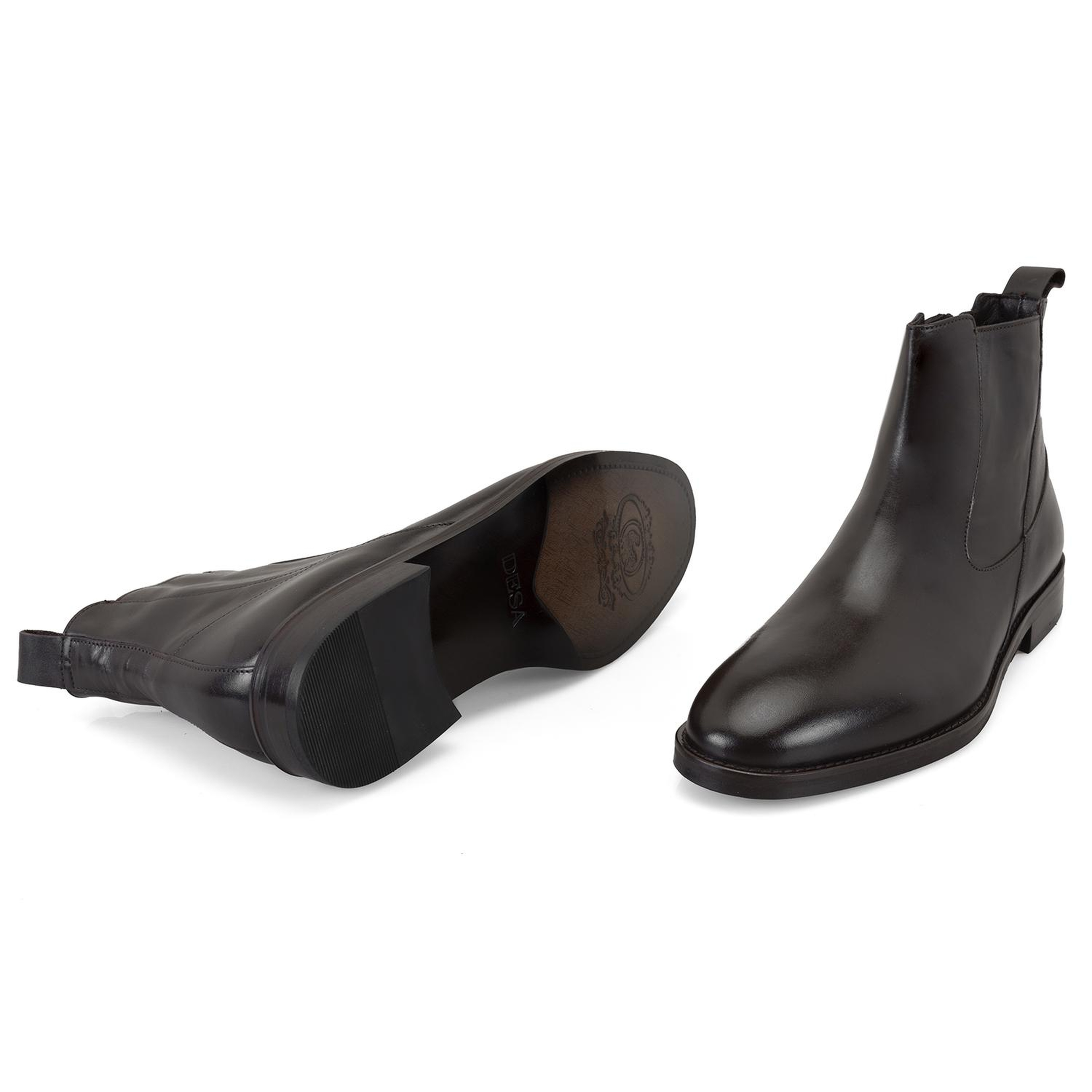 Luella Kahve Erkek Deri Bot