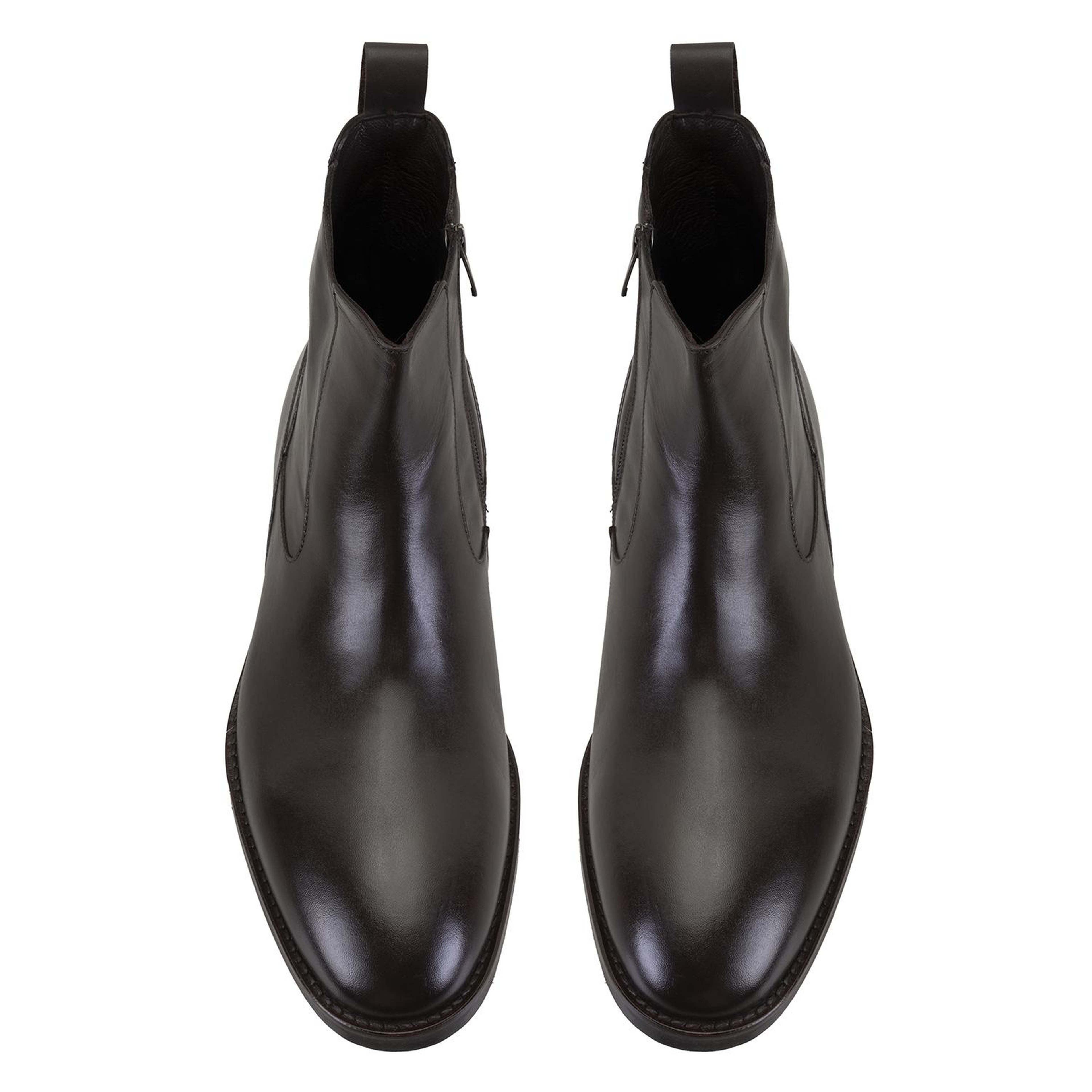 Luella Kahve Erkek Deri Bot