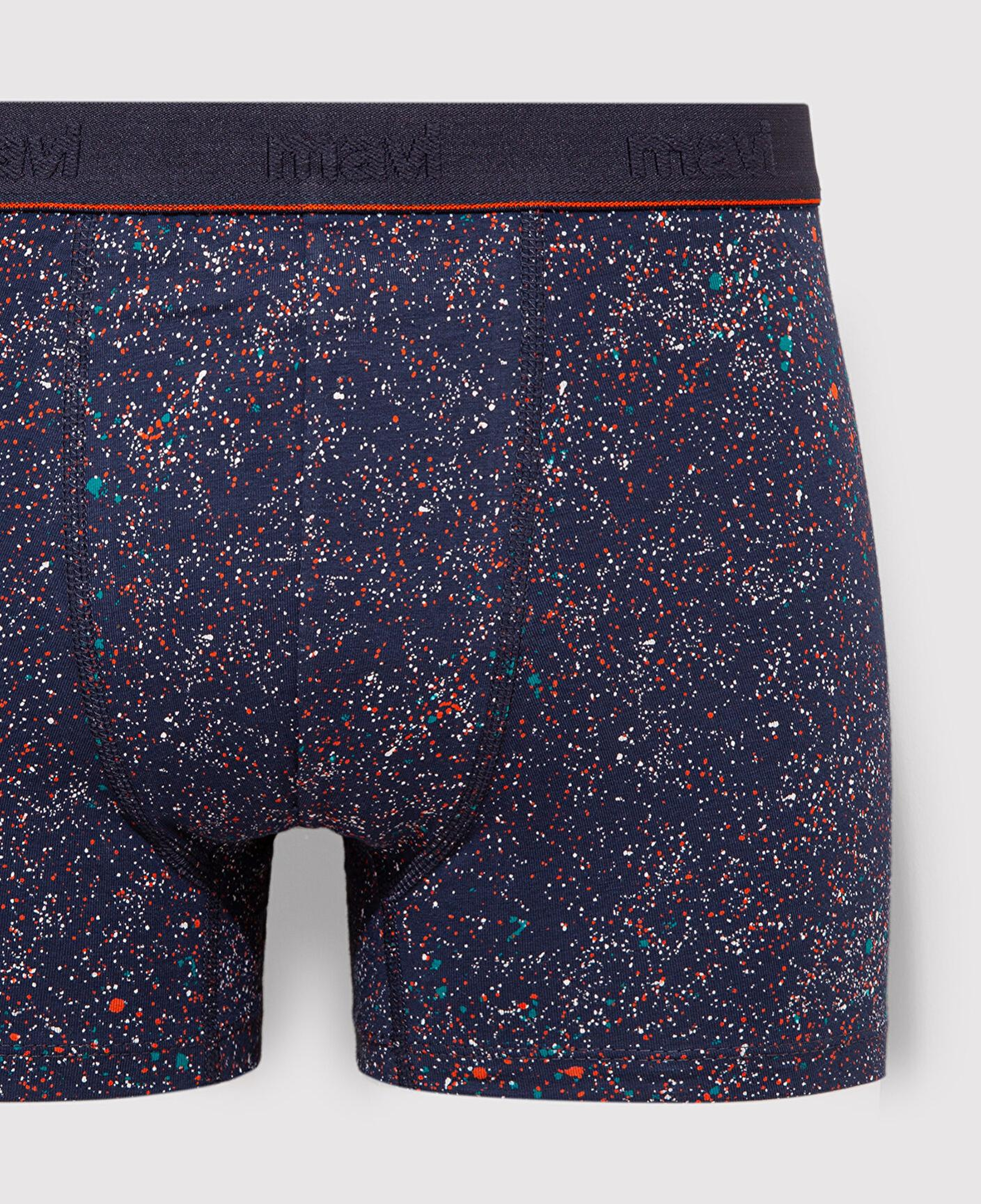 Mavi Baskılı Lacivert Boxer 091280-28417