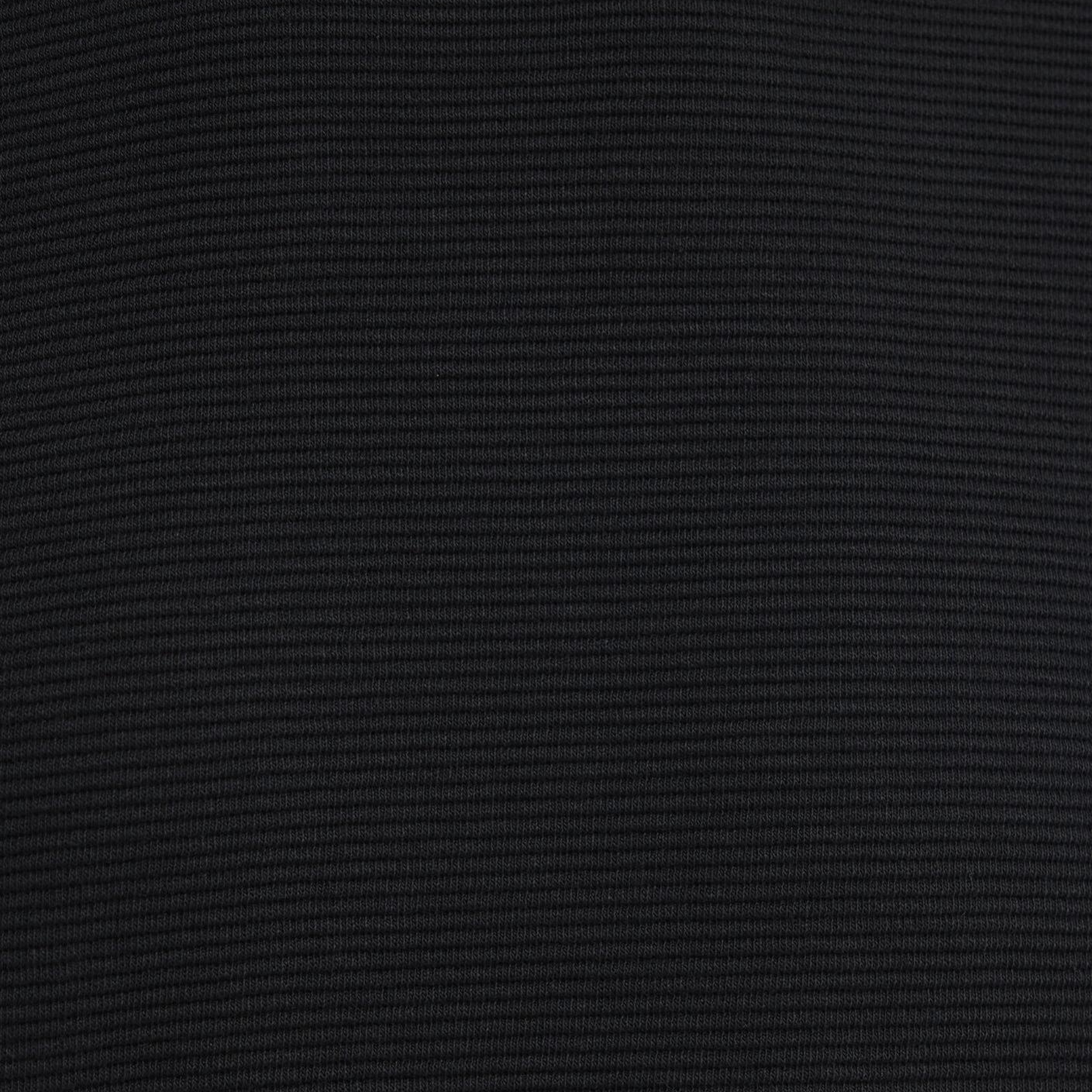 Mavi Uzun Kollu Dokulu Siyah Tişört Slim Fit / Dar Kesim 064622-21842