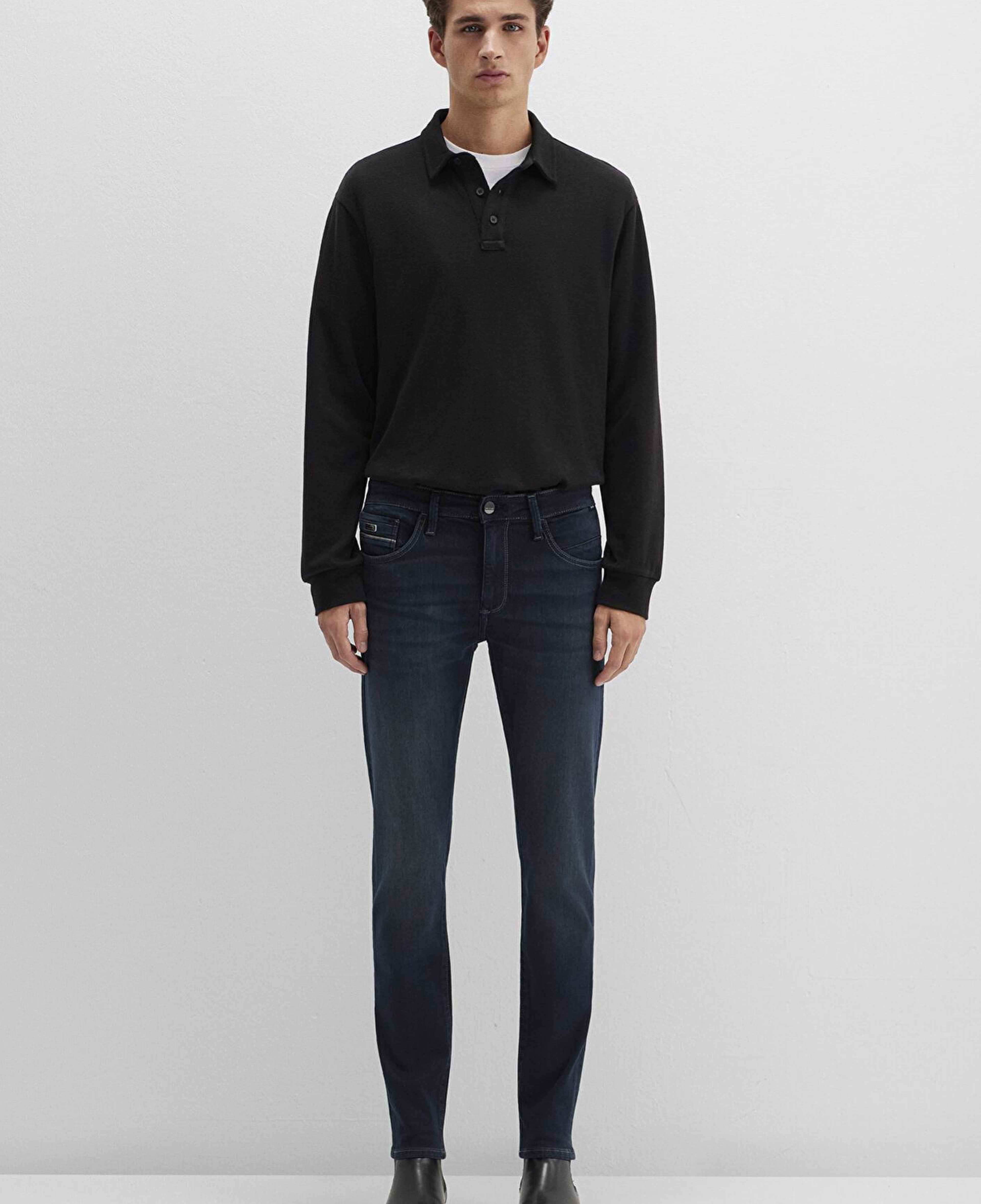 Mavi James Mavi Black Puslu Mürekkep Mavi Jean Pantolon 0042426976