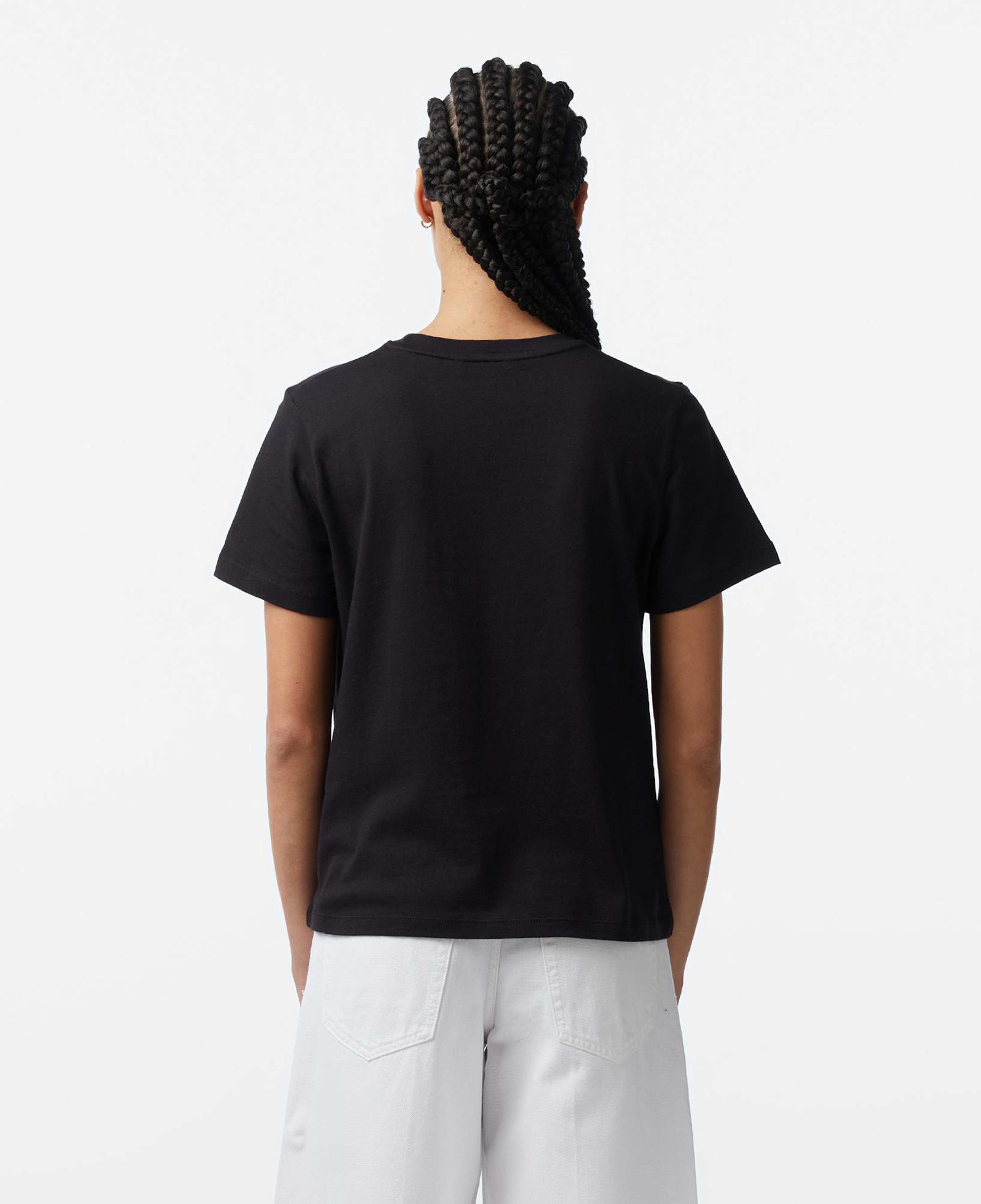 Tommy Hilfiger Corp Logo Kadın Siyah Crop T-Shirt