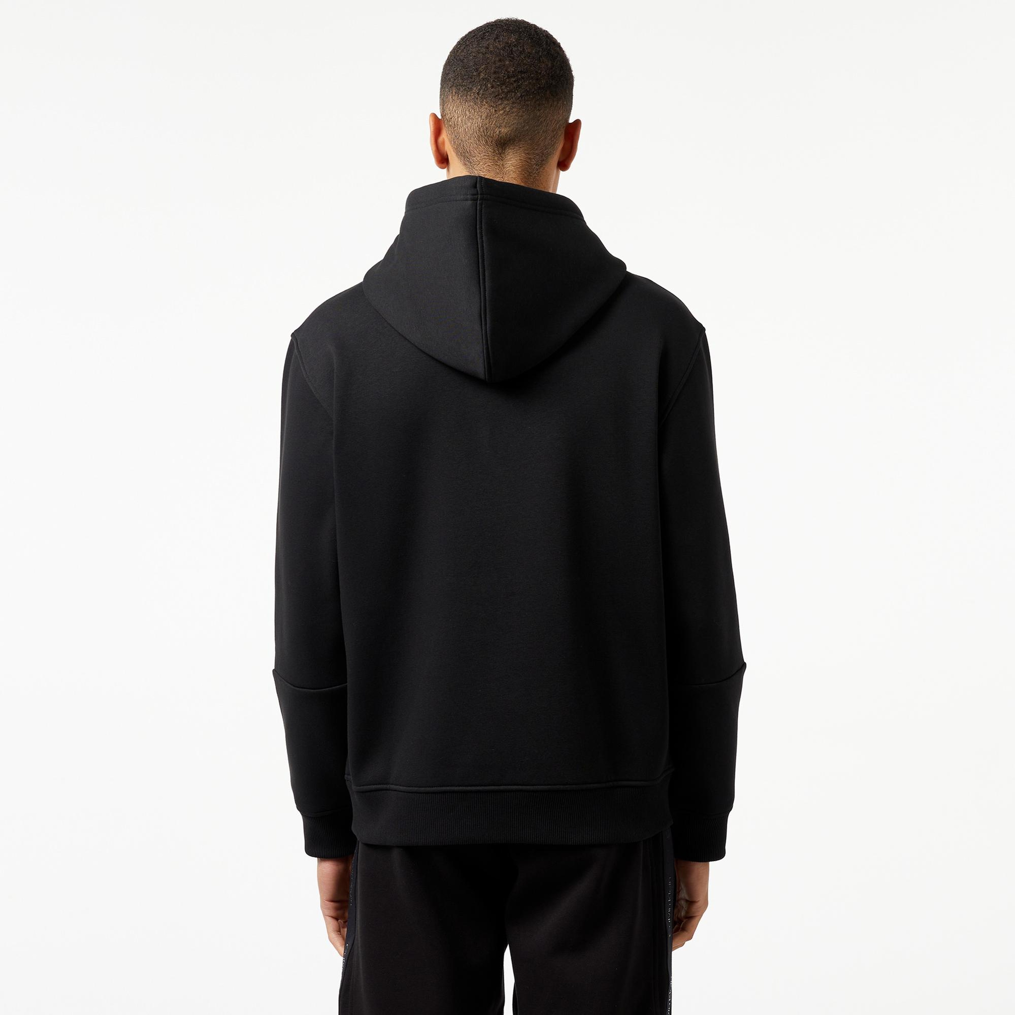 Calvin Klein Jeans Logo Tape Erkek Siyah Hoodie