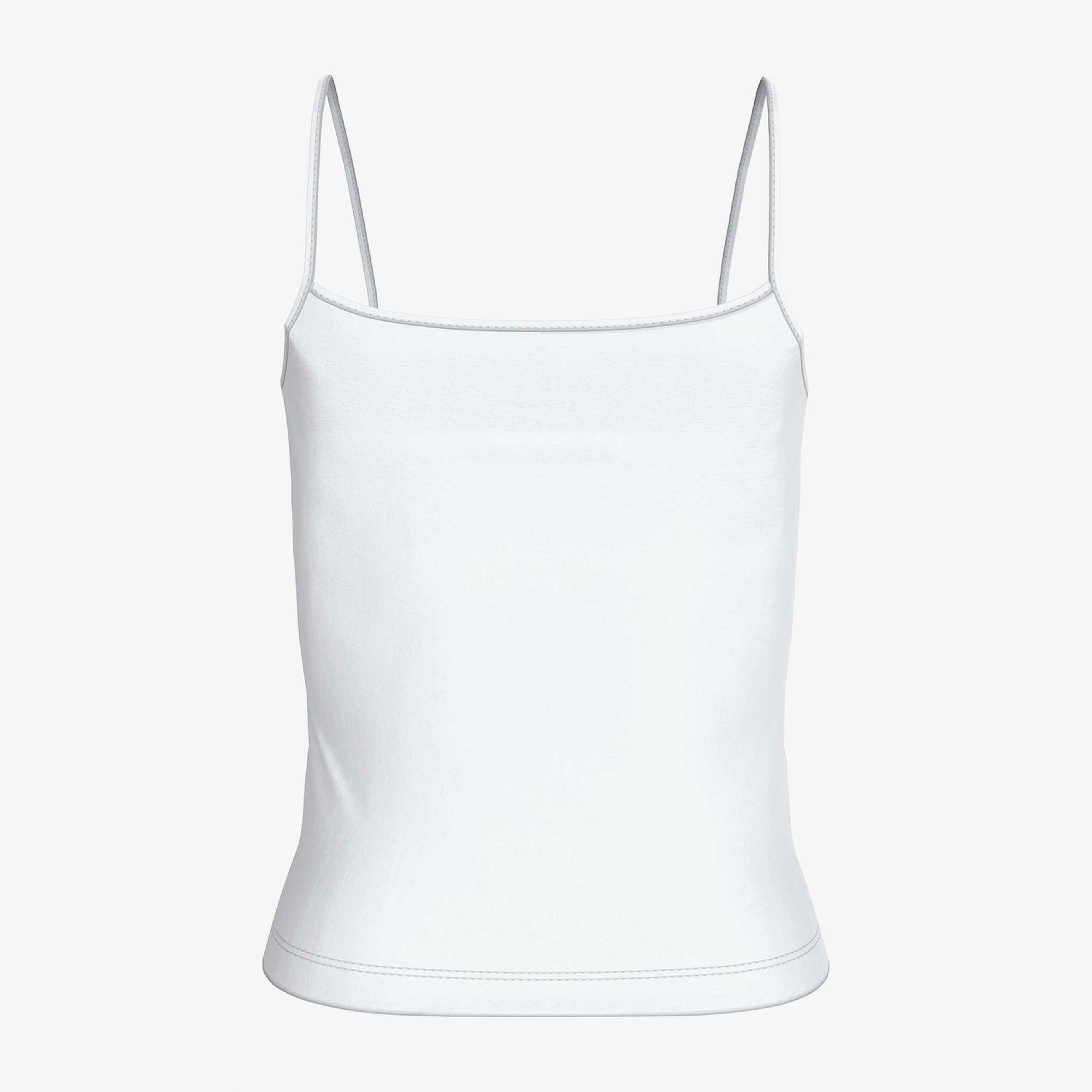 Calvin Klein Jeans Monologo Kadın Beyaz Bluz