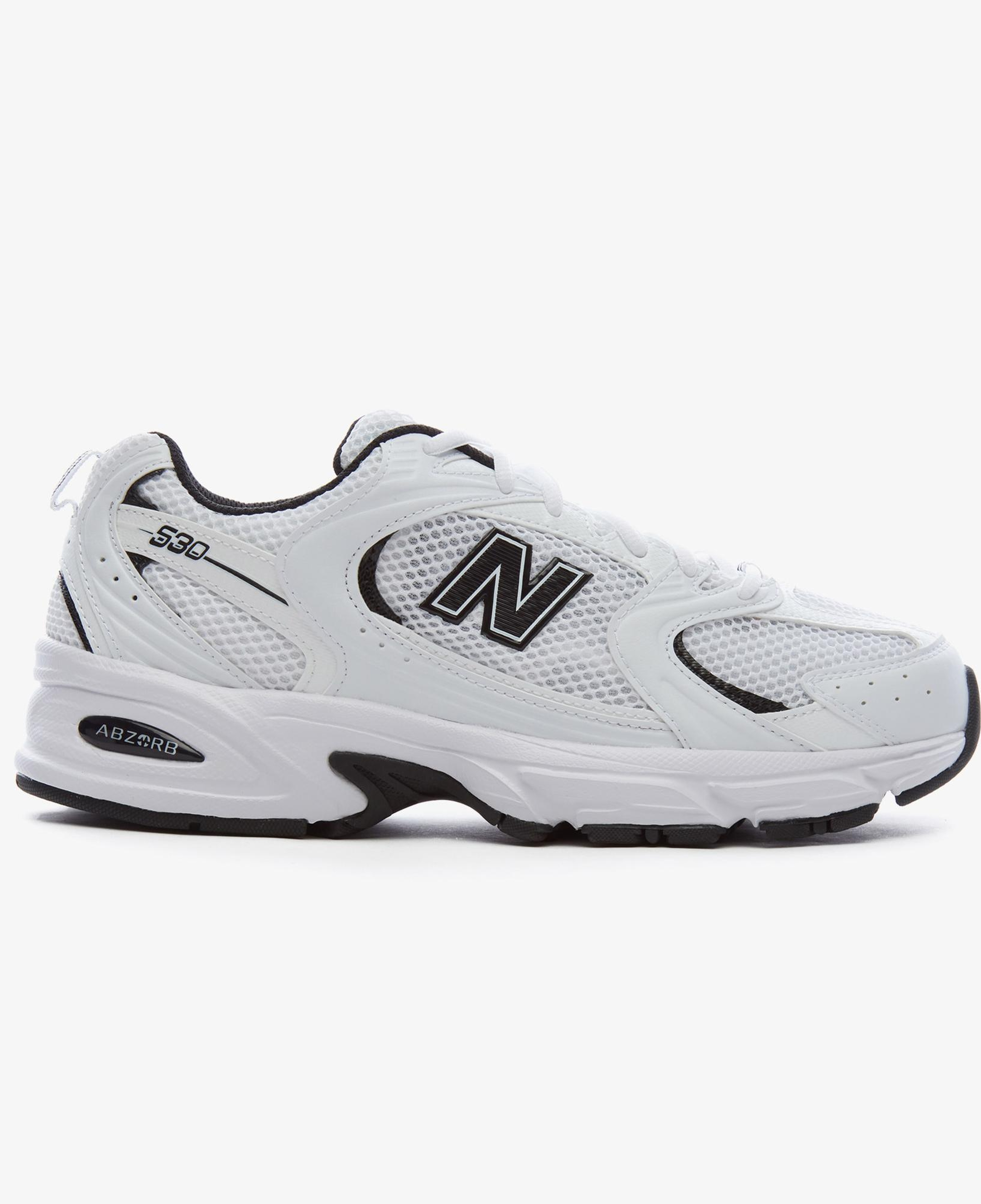 New Balance 530 Unisex Siyah/Beyaz Spor Ayakkabı