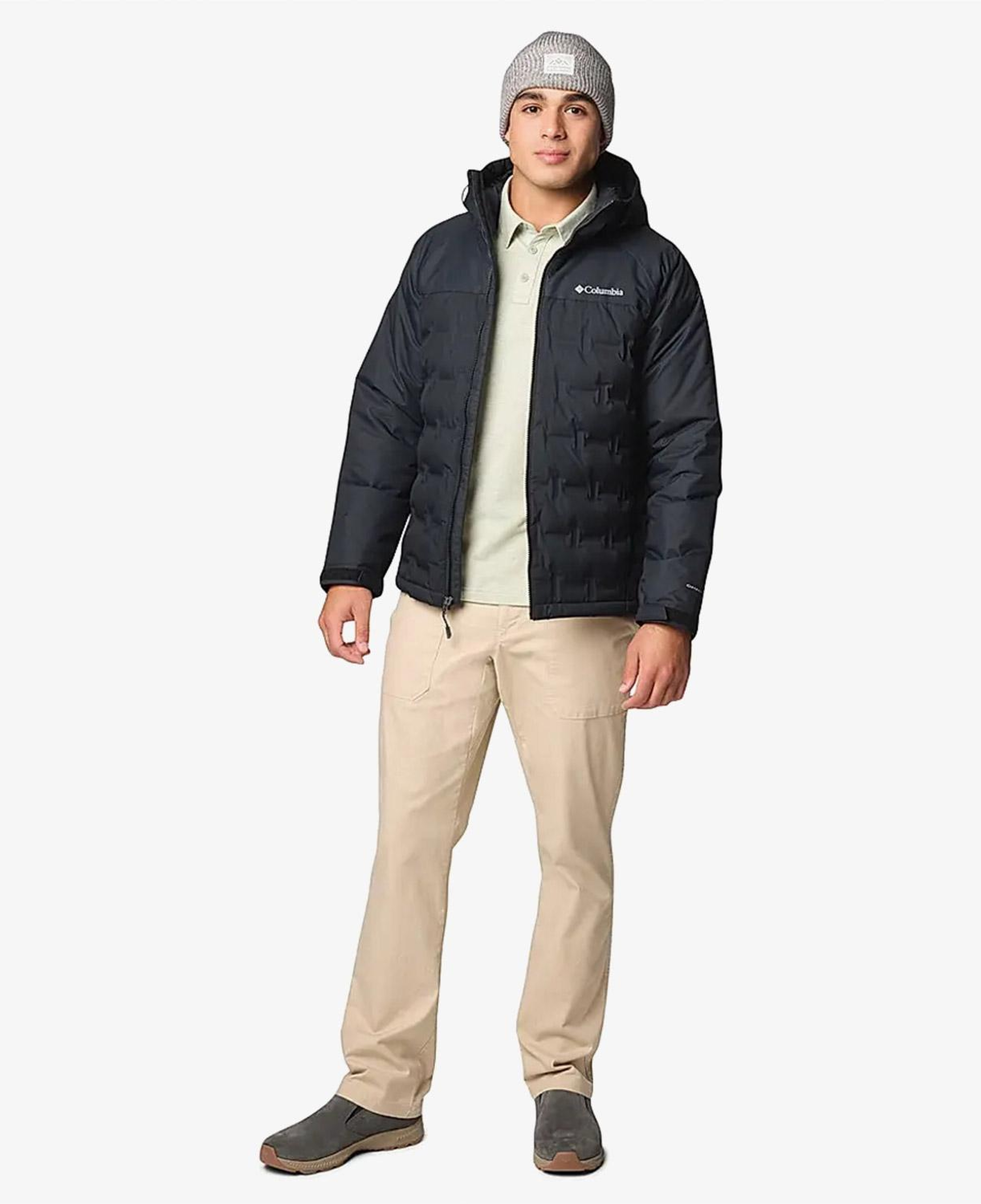 Columbia Grand Tre Down Hooded Erkek Siyah Kaz Tüyü Mont