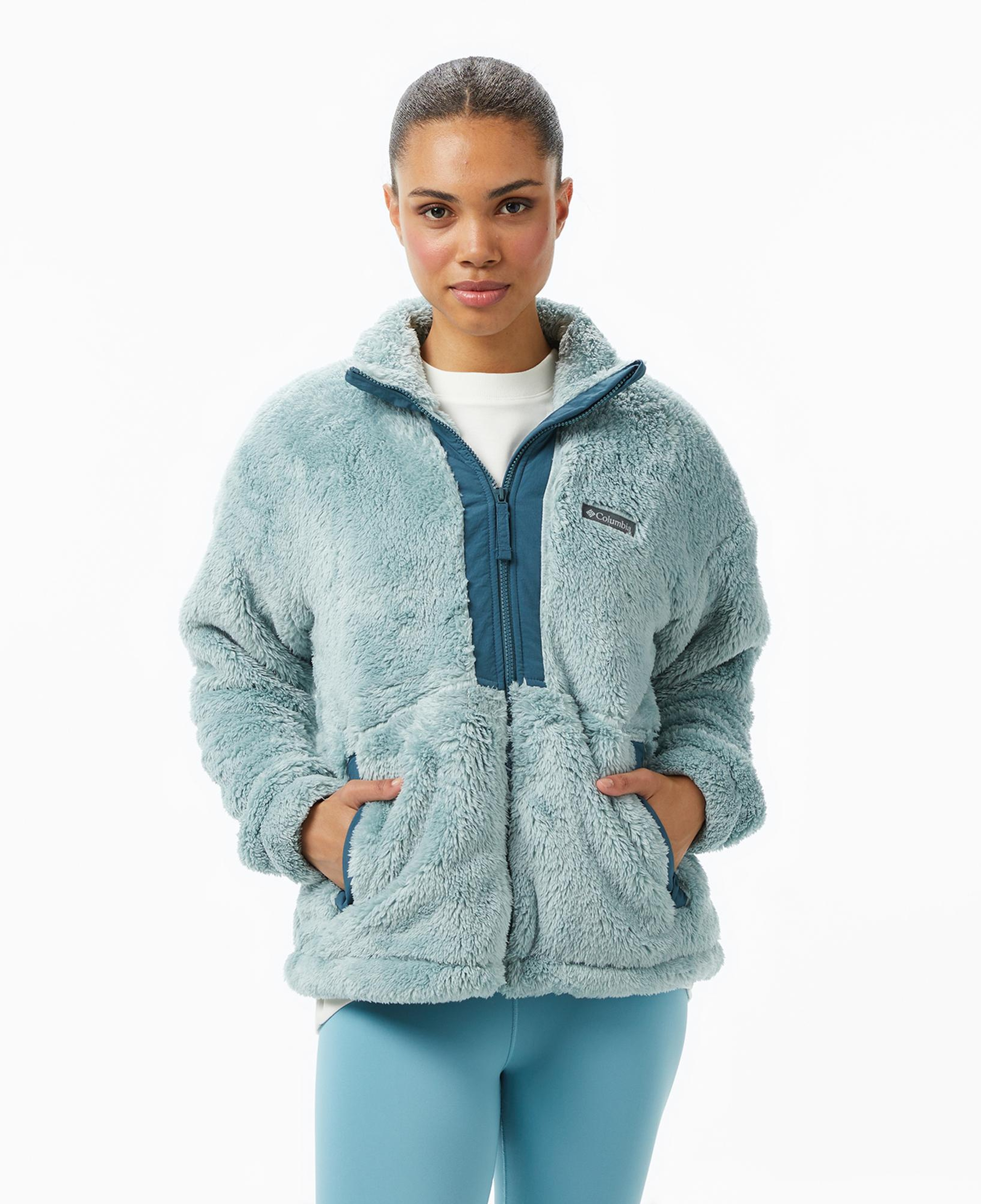 Columbia Boundless Discovery Sherpa Full Zip II Kadın Mavi Polar Ceket