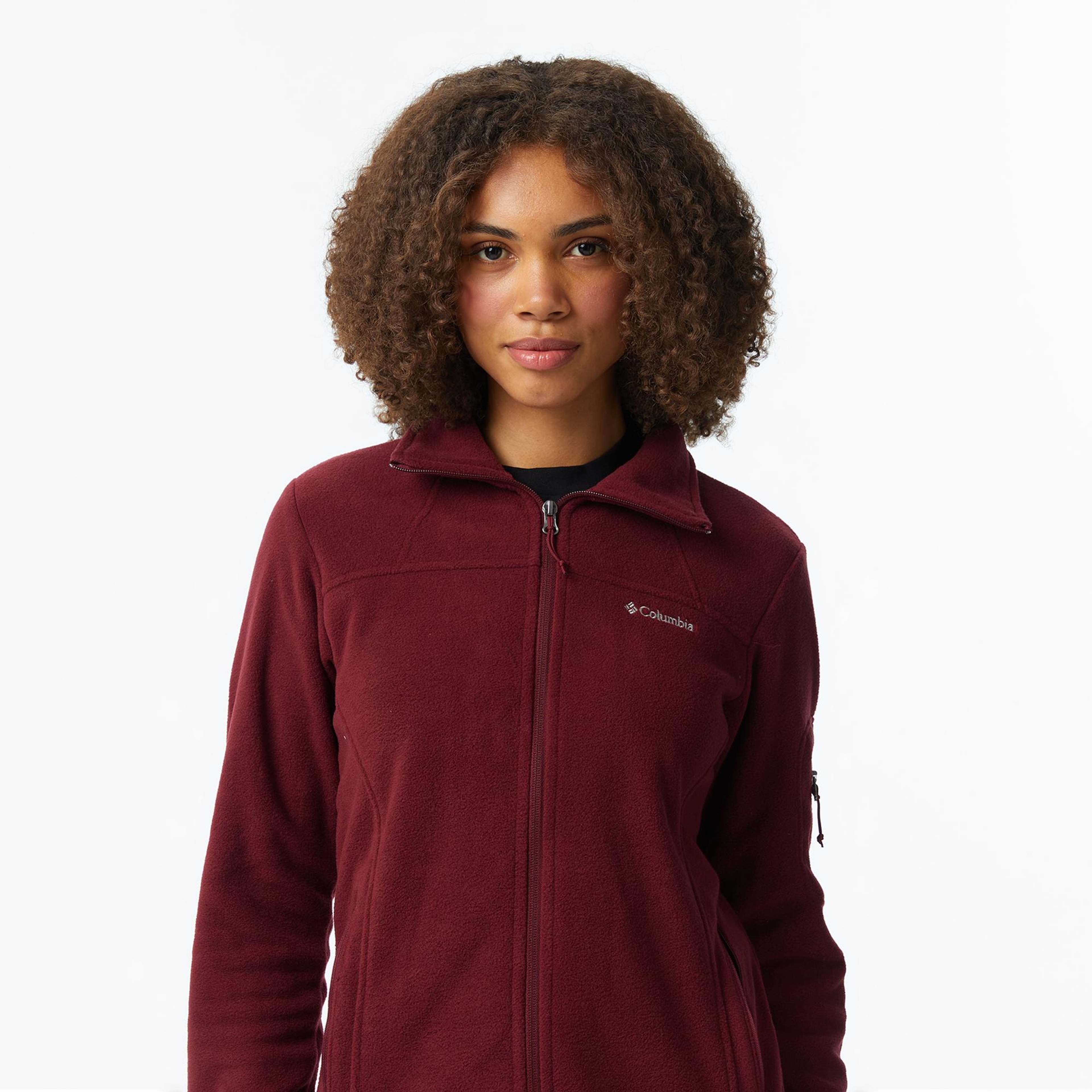 Columbia Fast Trek II Kadın Bordo Polar Ceket