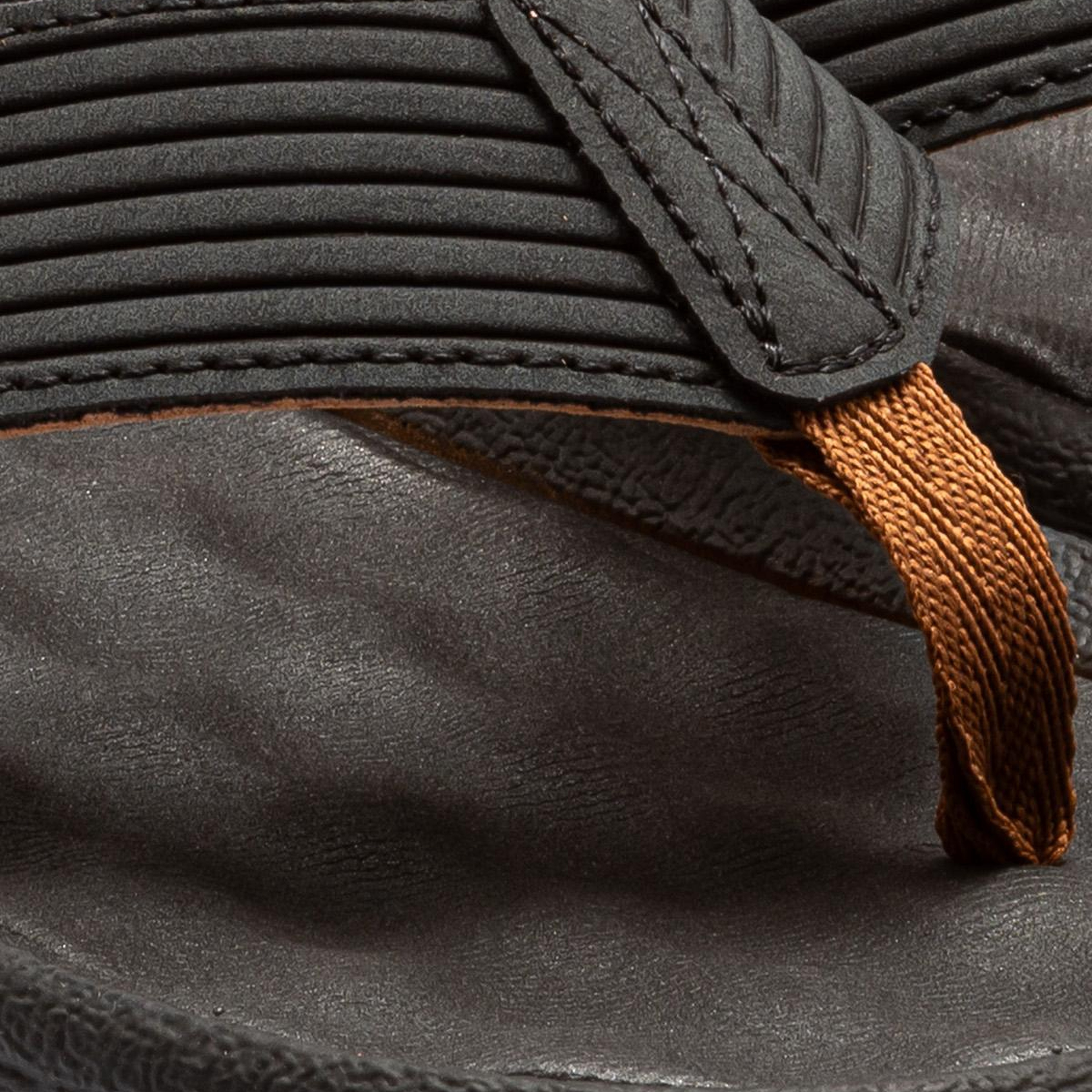 Dunas Erkek Parmak Arası Terlik Siyah-Kahverengi 39/46