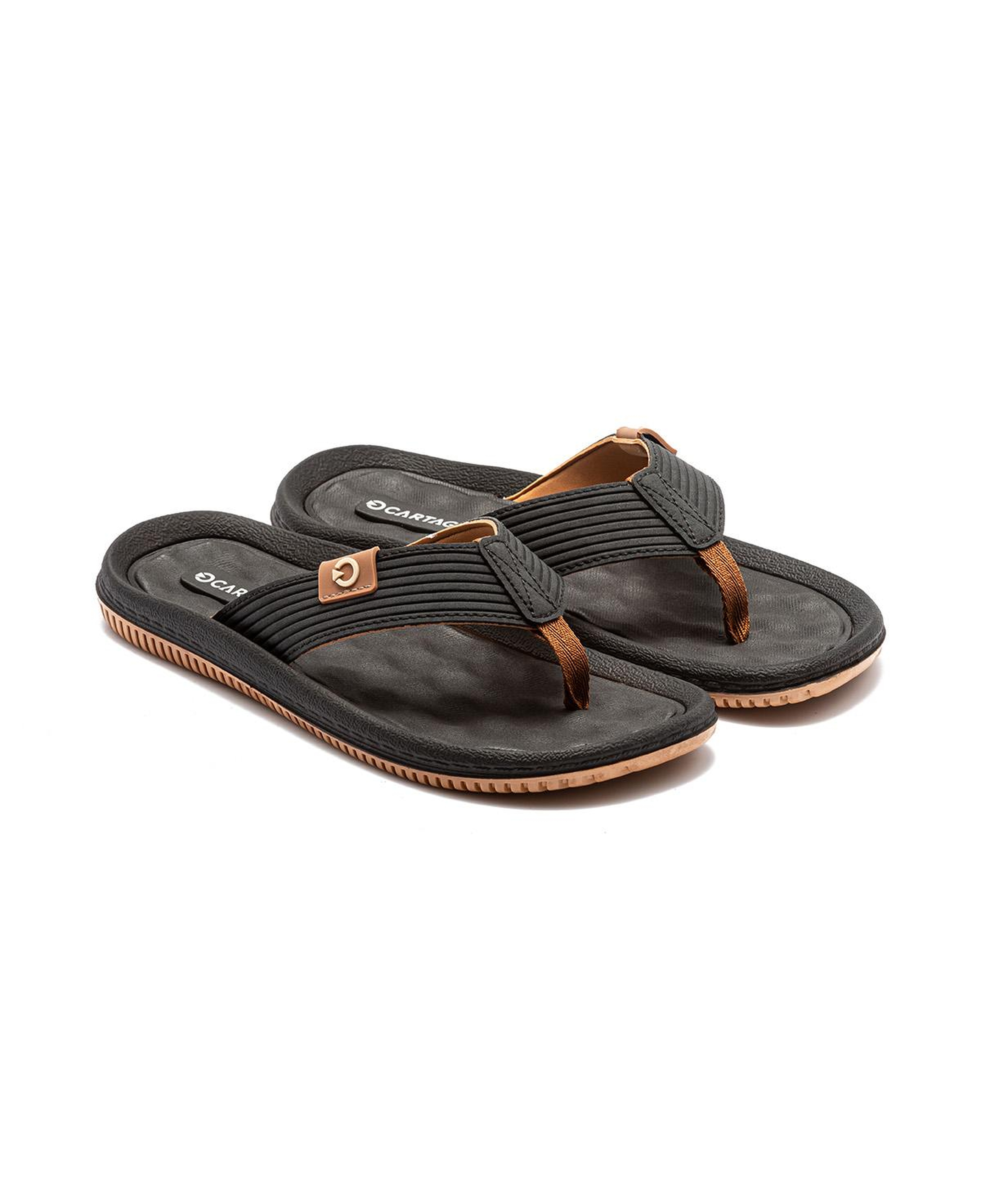 Dunas Erkek Parmak Arası Terlik Siyah-Kahverengi 39/46