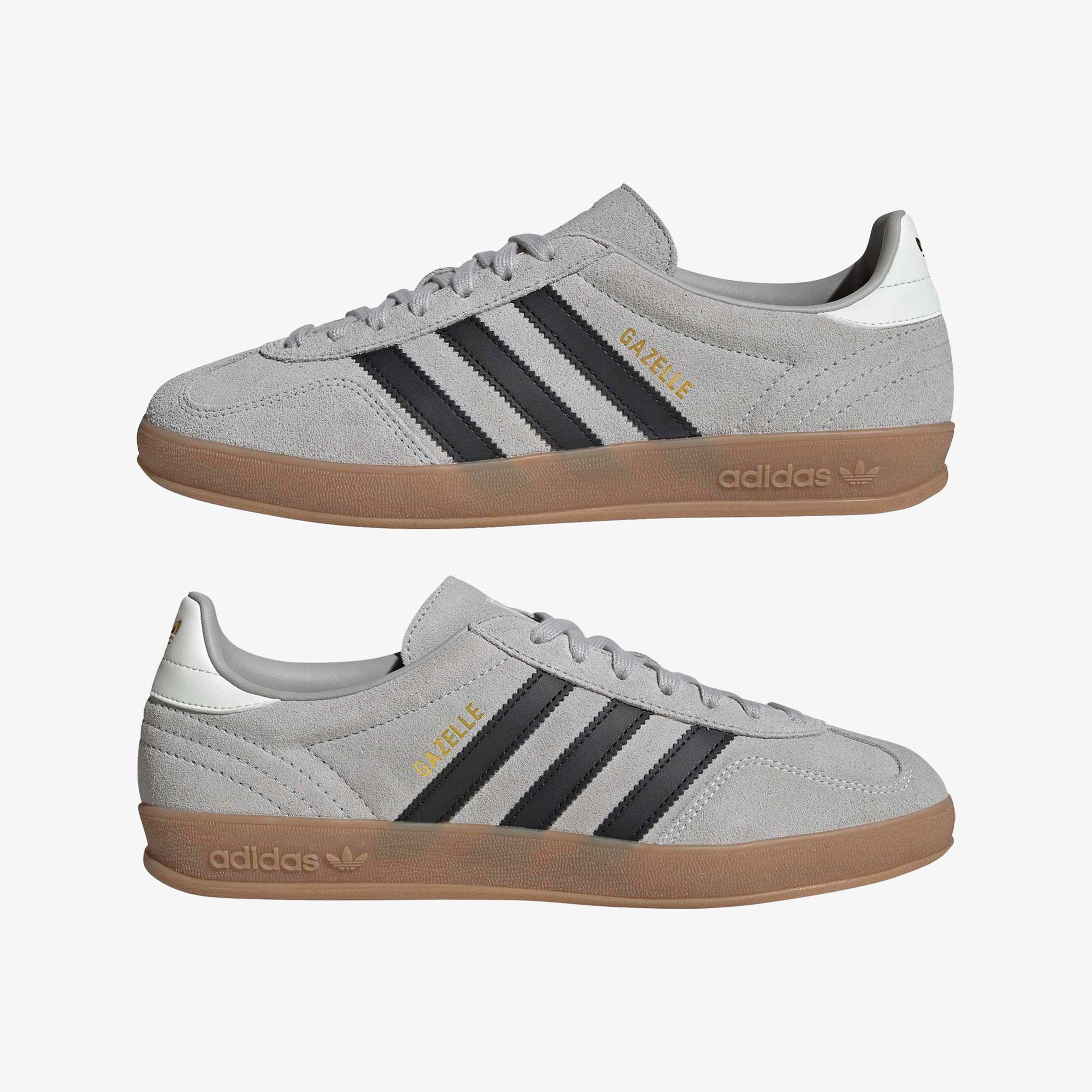 adidas Gazelle Indoor Erkek Gri Sneaker