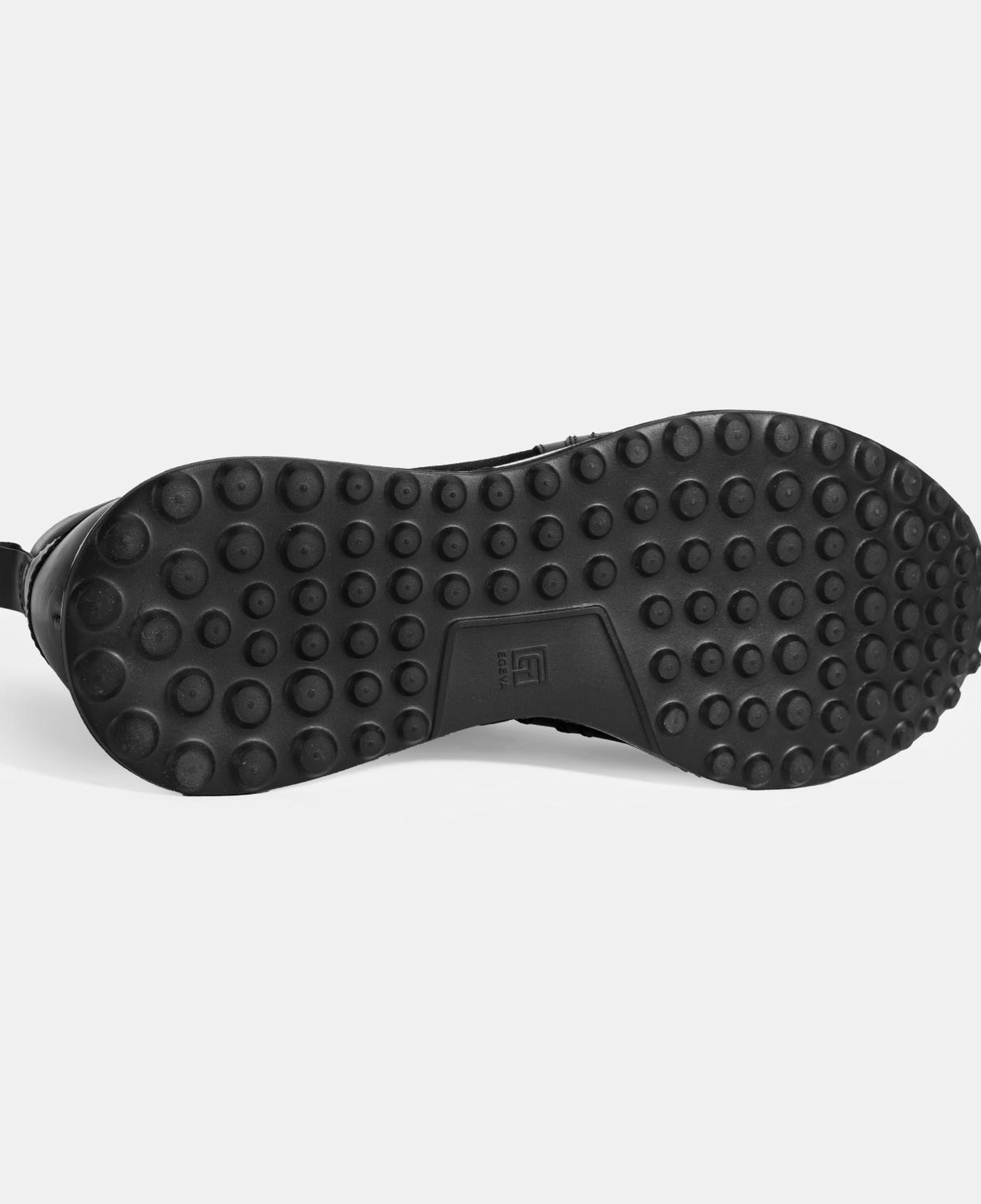 Erkek Siyah Bağcıklı Deri Spor Ayakkabı