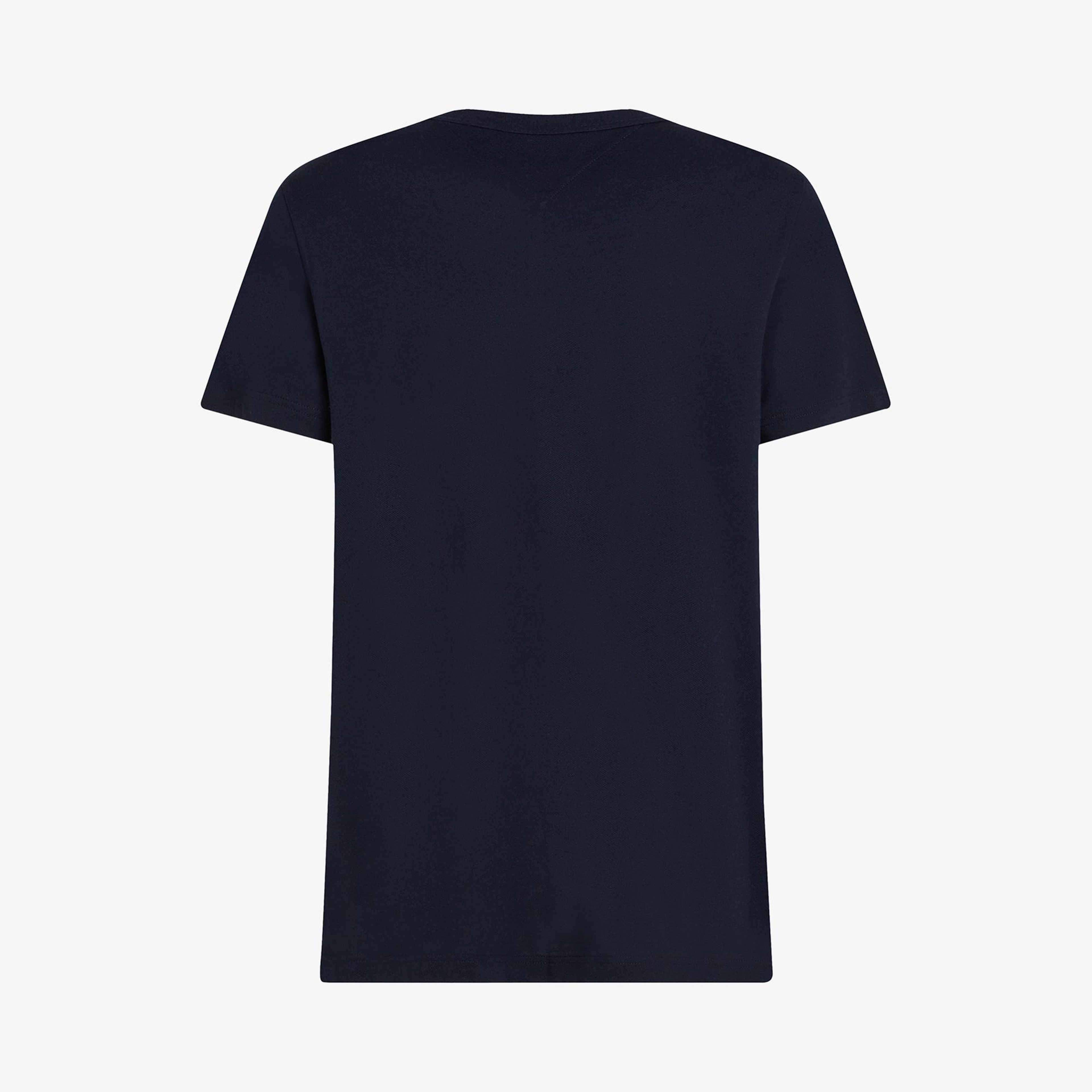 Tommy Hilfiger Global Stripe Tape Erkek Lacivert T-Shirt