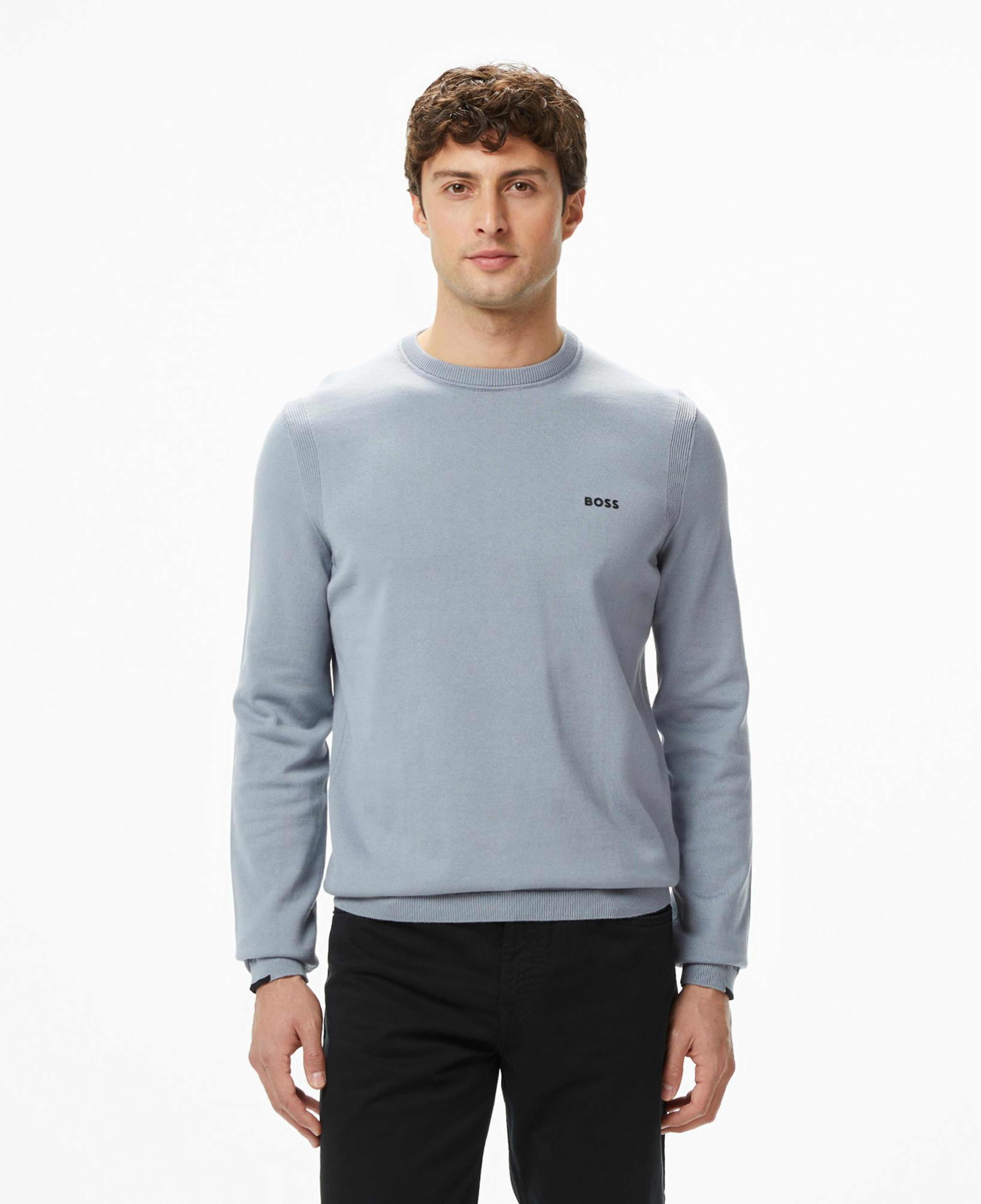 Boss Ever-X Erkek Gri Triko