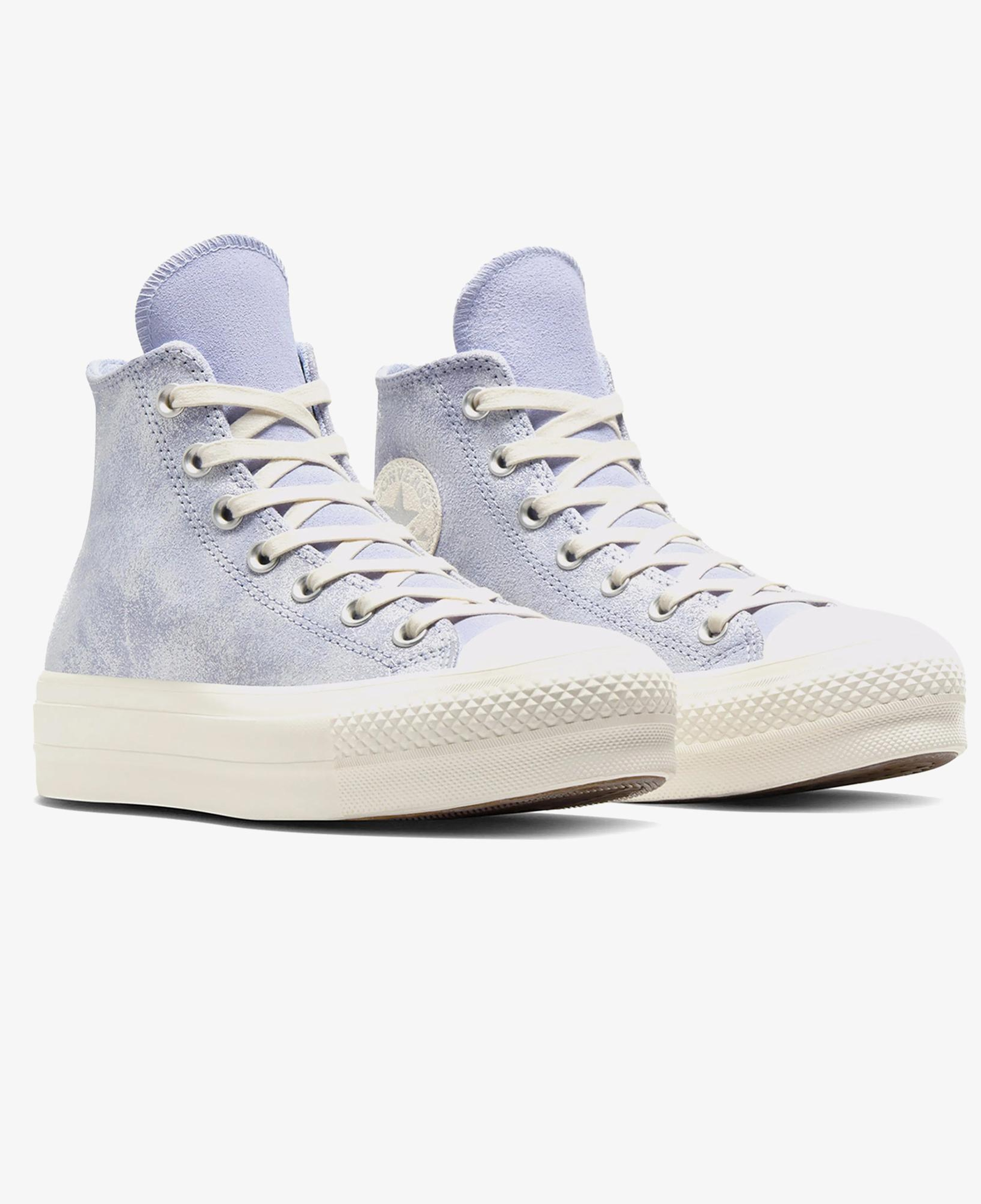Converse Chuck Taylor All Star Lift Kadın Açık Mavi Süet Platform Sneaker