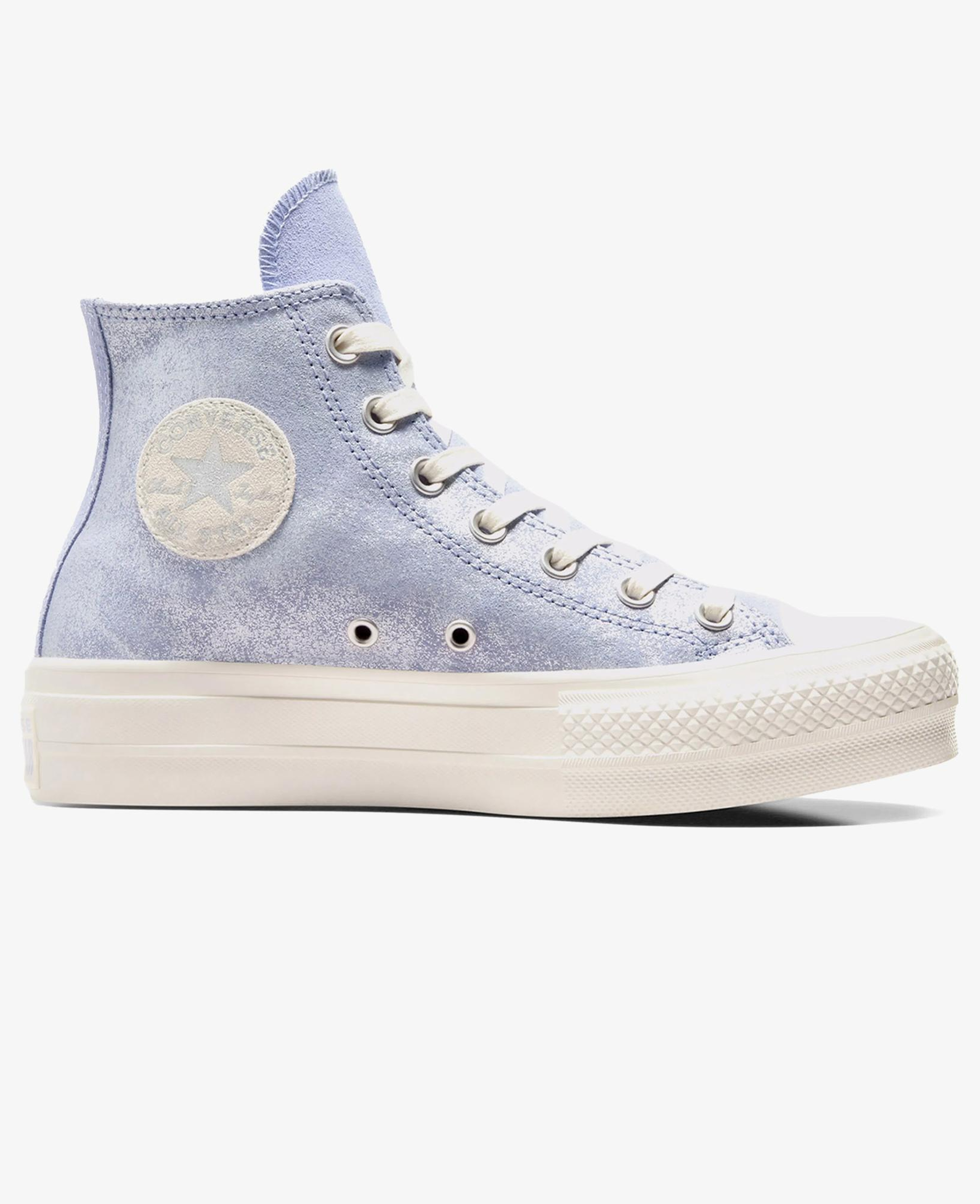 Converse Chuck Taylor All Star Lift Kadın Açık Mavi Süet Platform Sneaker