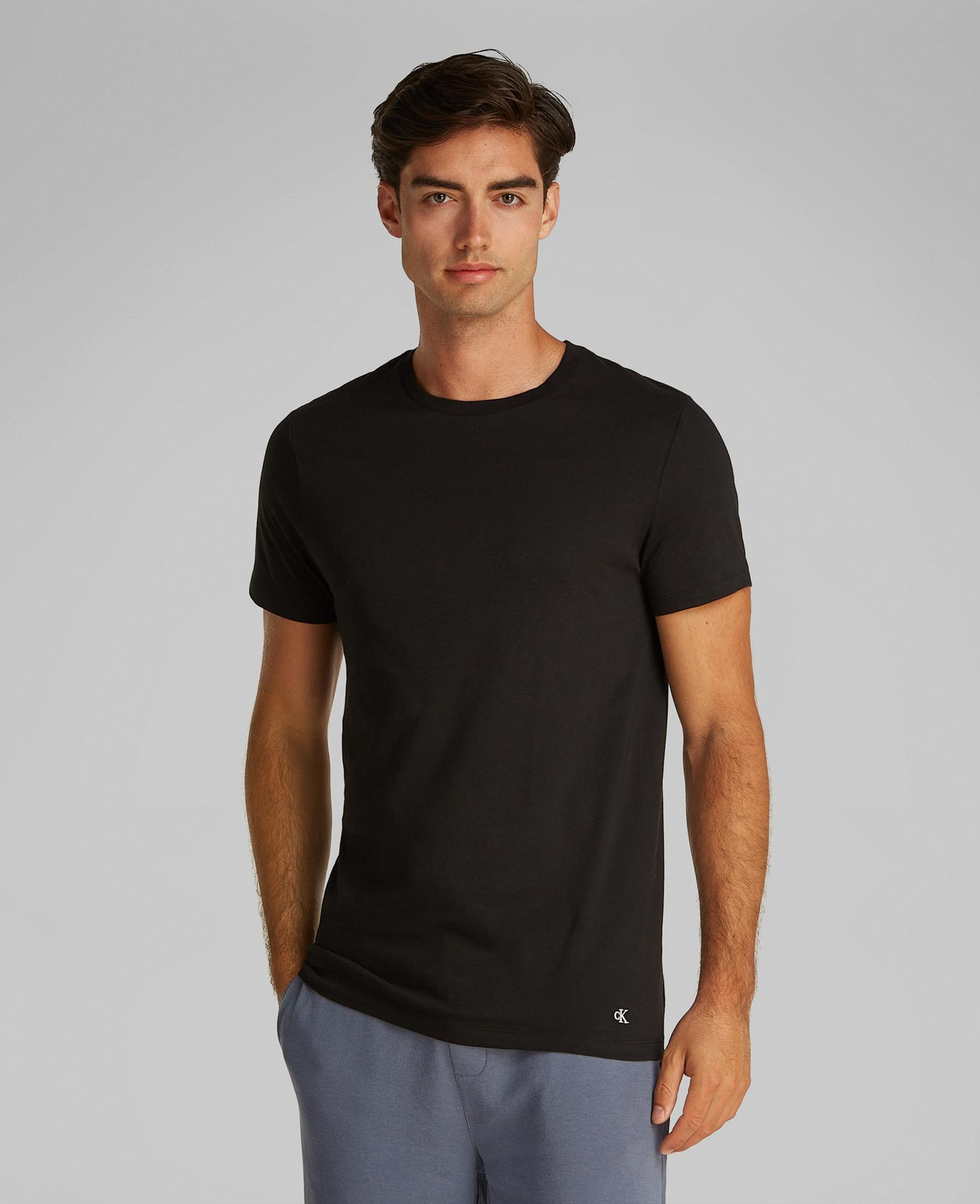 Calvin Klein Crew 3'lü Erkek Renkli T-Shirt