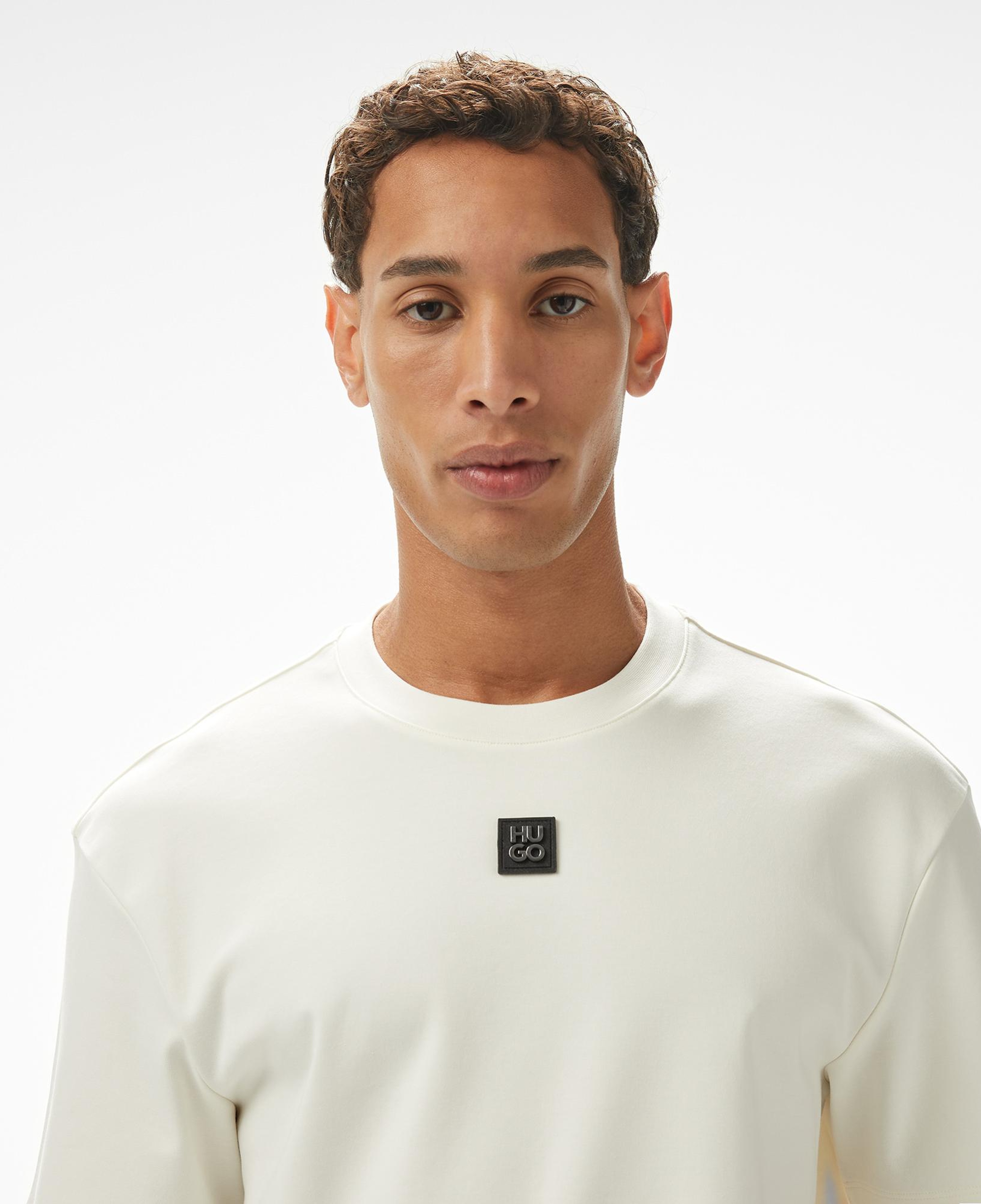 Hugo Dalile Erkek Krem T-Shirt