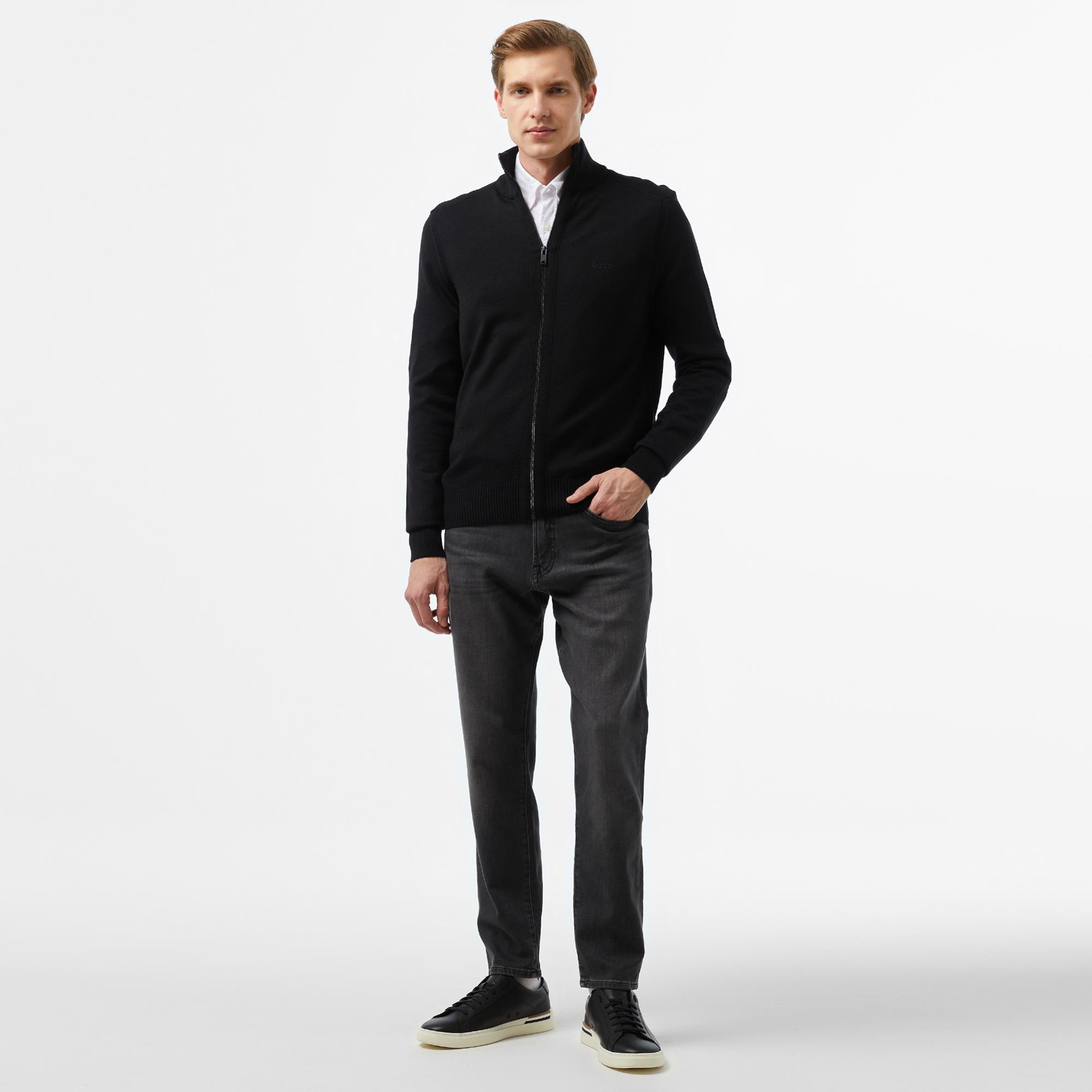 Boss Erkek Siyah Hırka