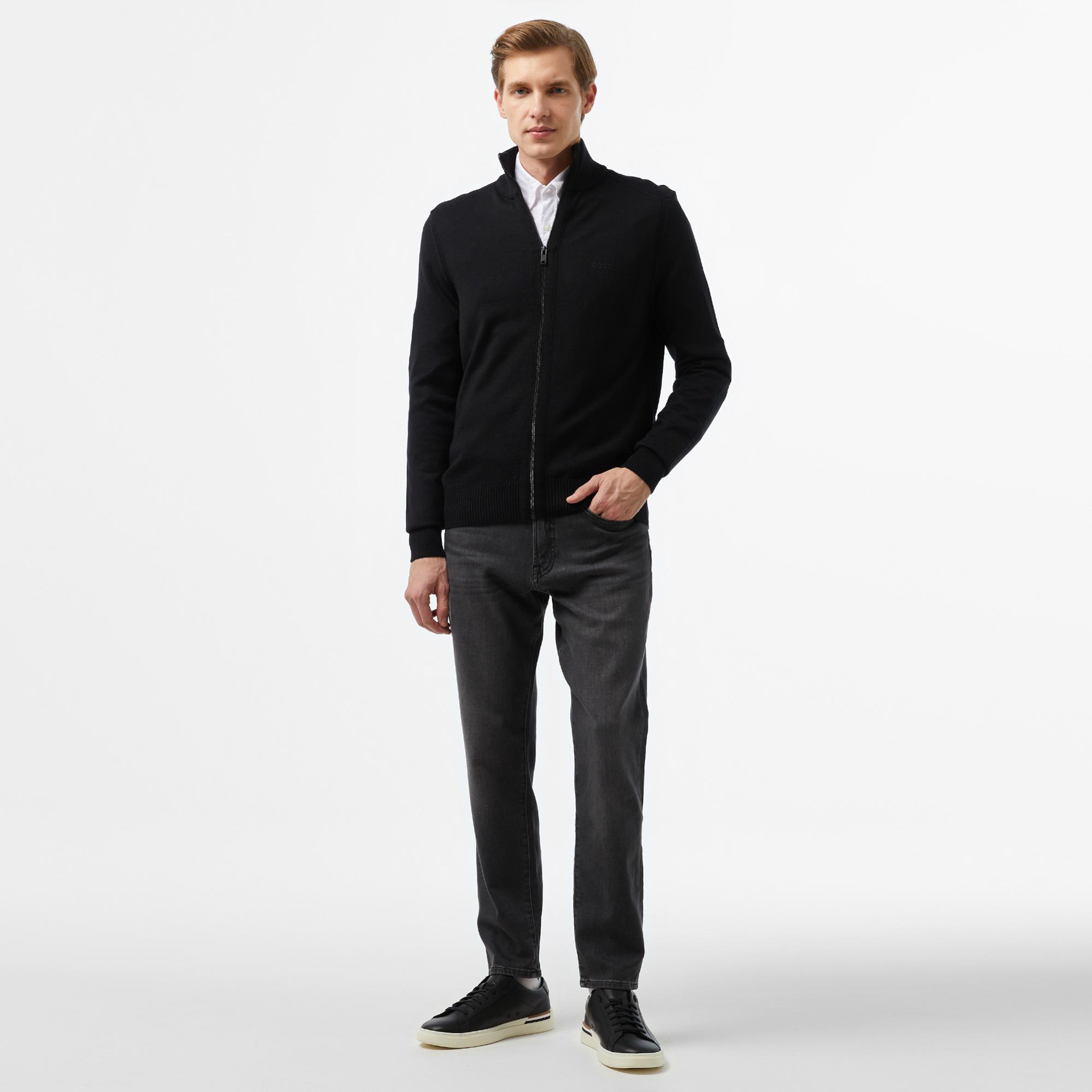 Boss Erkek Siyah Hırka