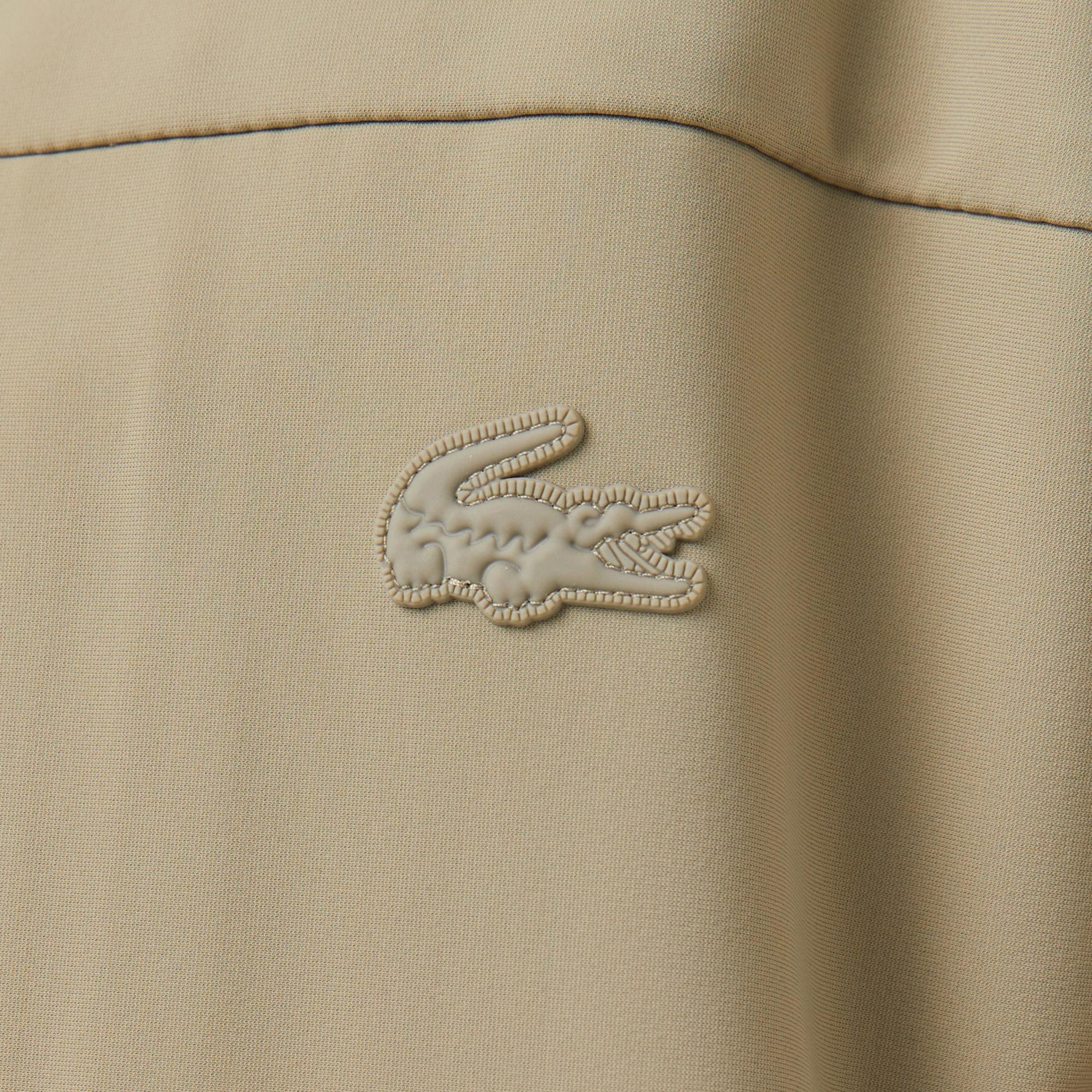 Lacoste Erkek Hakim Yaka Açık Kahverengi Bomber Ceket