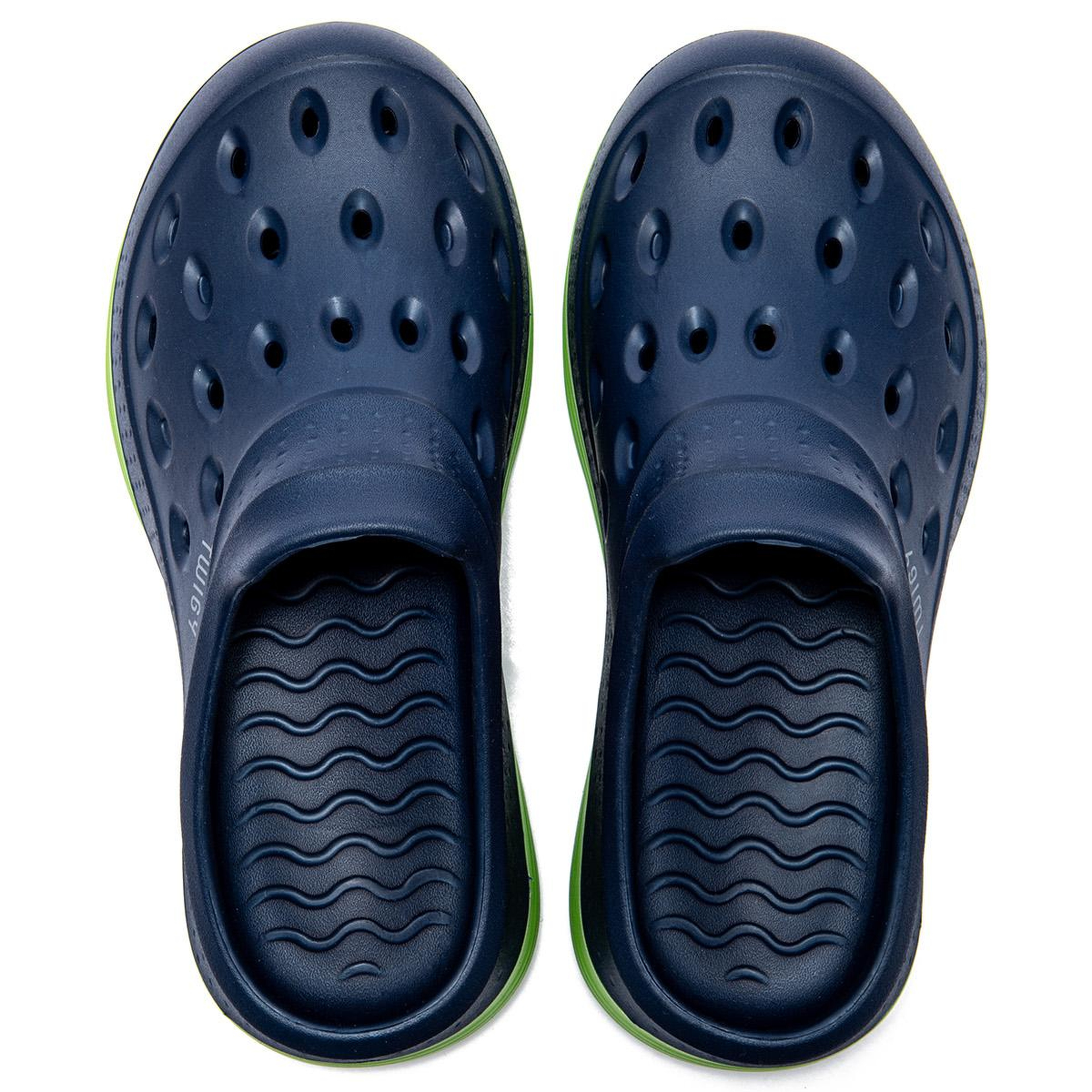 Manuel Erkek Terlik Lacivert-Yeşil 41/45