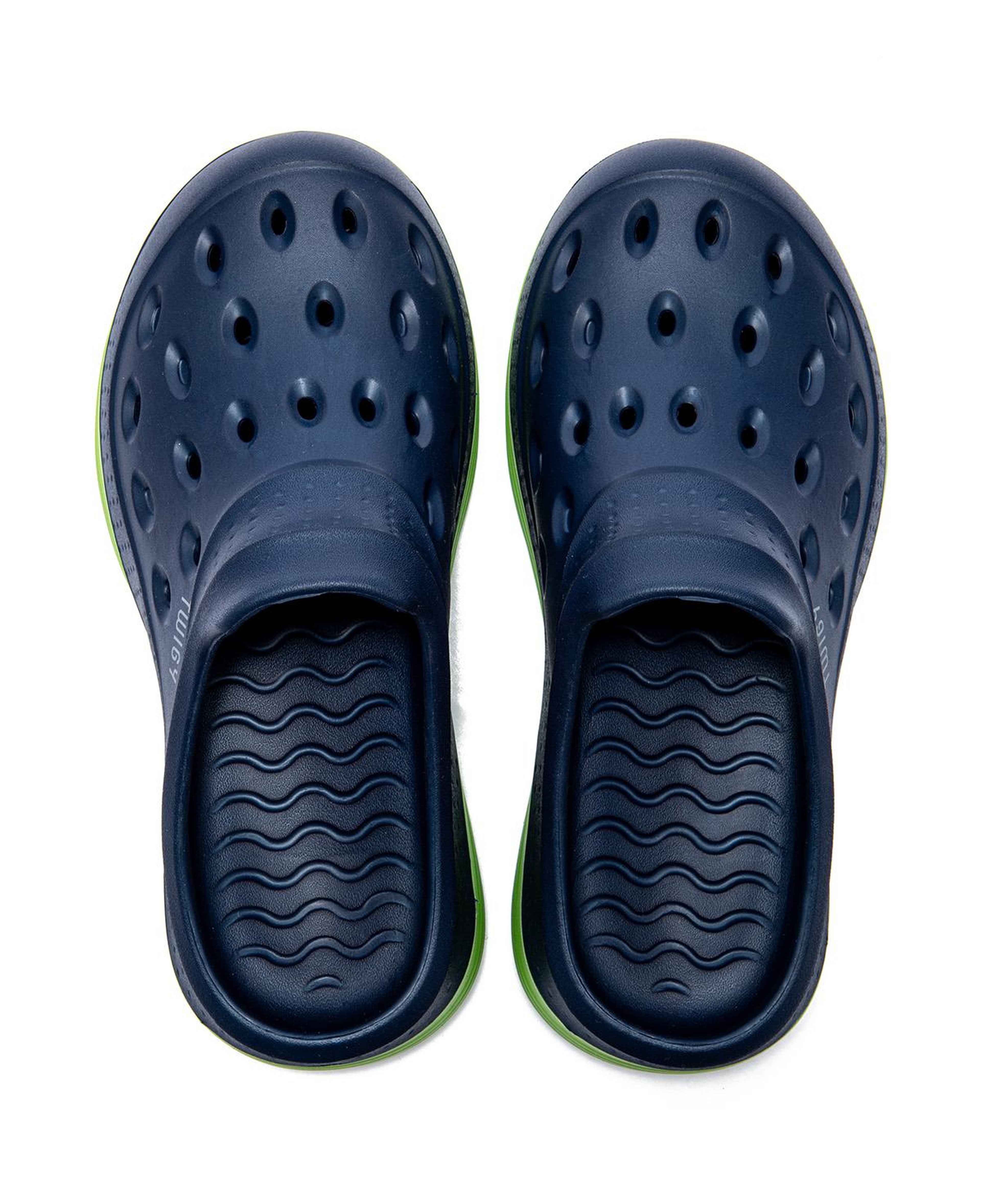 Manuel Erkek Terlik Lacivert-Yeşil 41/45