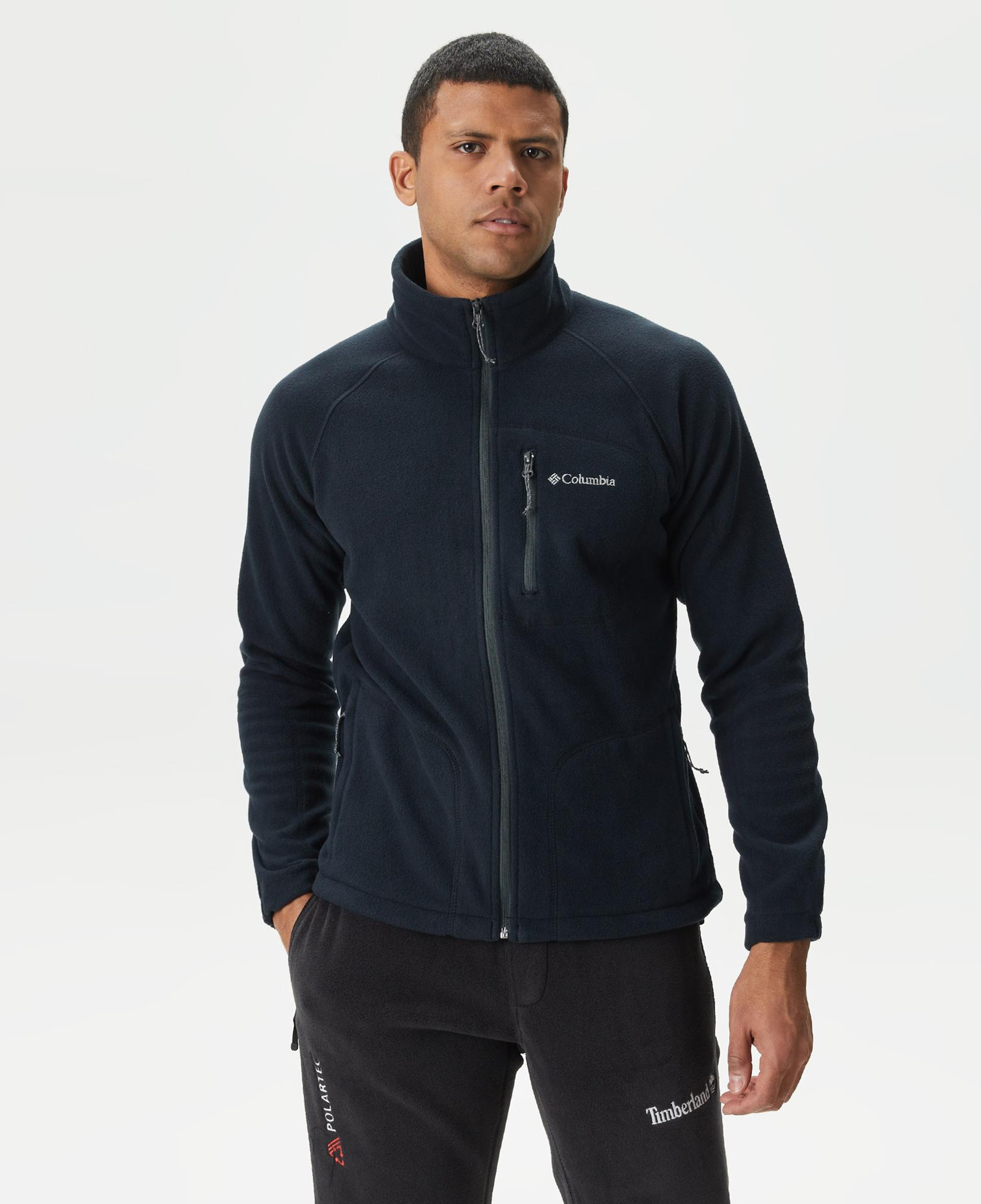 COLUMBIA FAST TREK II  Erkek Siyah Fermuarlı Polar Ceket