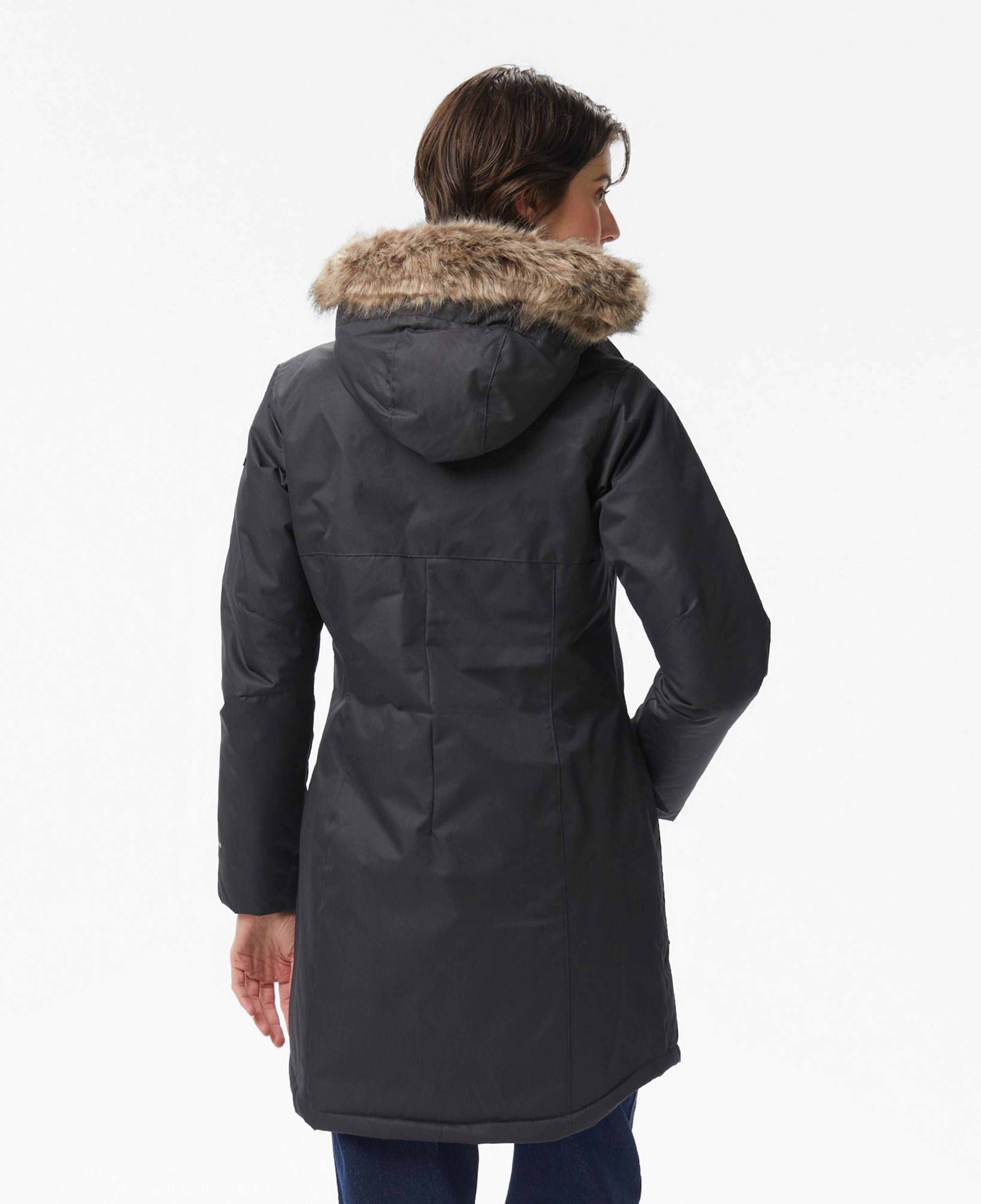 Columbia Suttle Mountain Long Insulated Kadın Siyah Mont