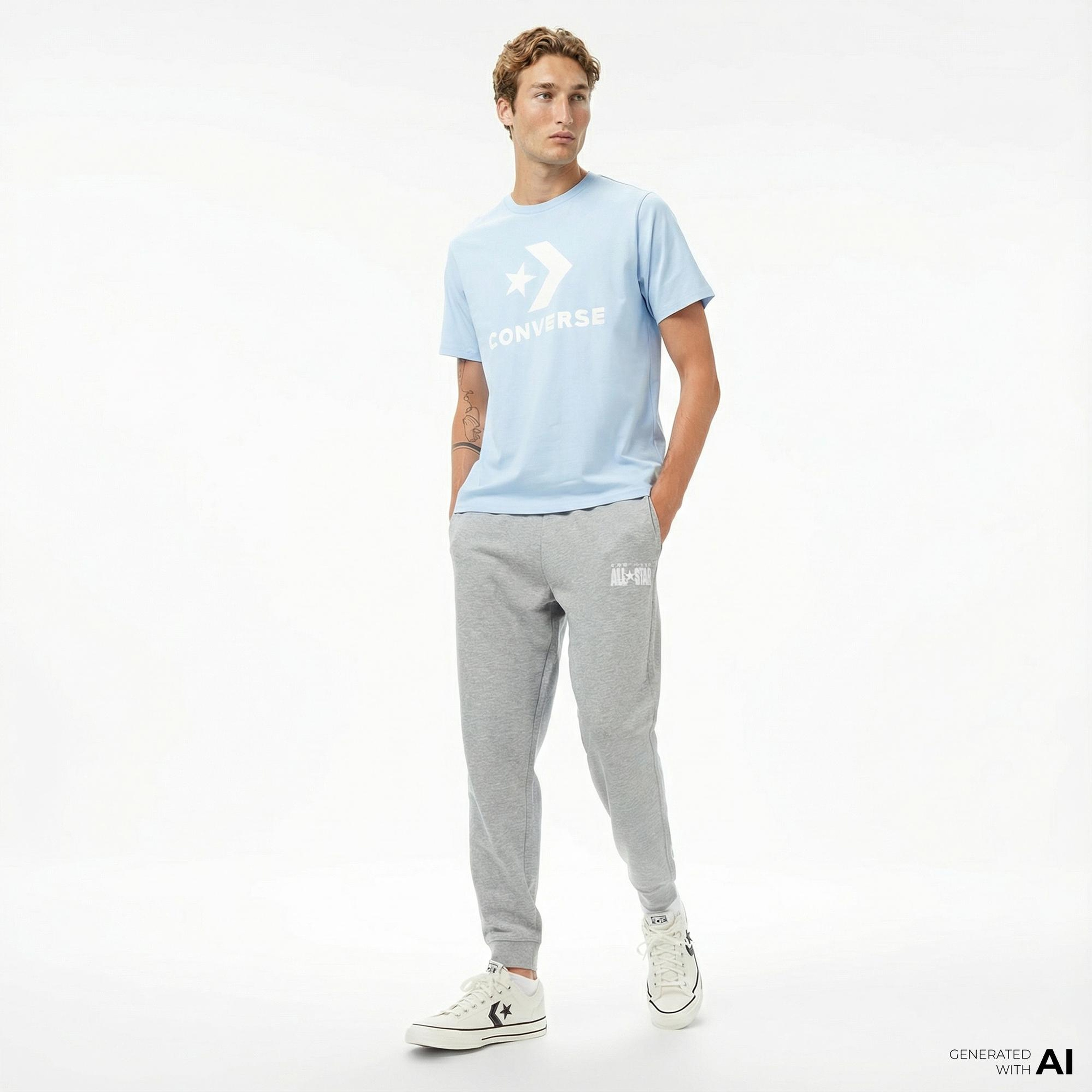 Converse Erkek Gri Pantolon