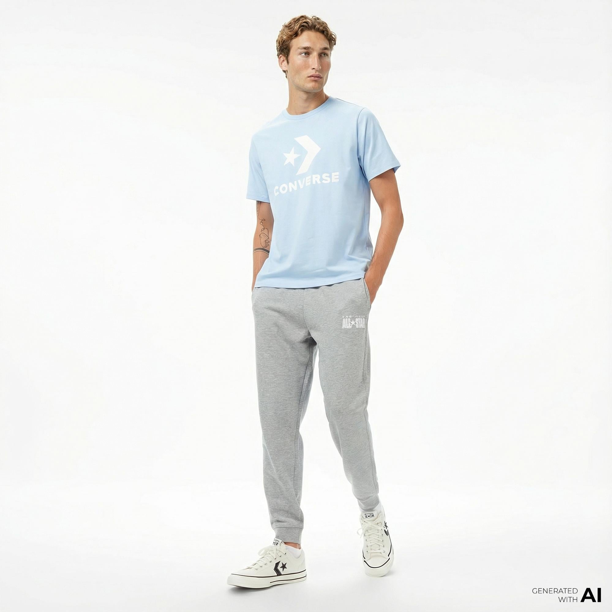 Converse Erkek Gri Pantolon