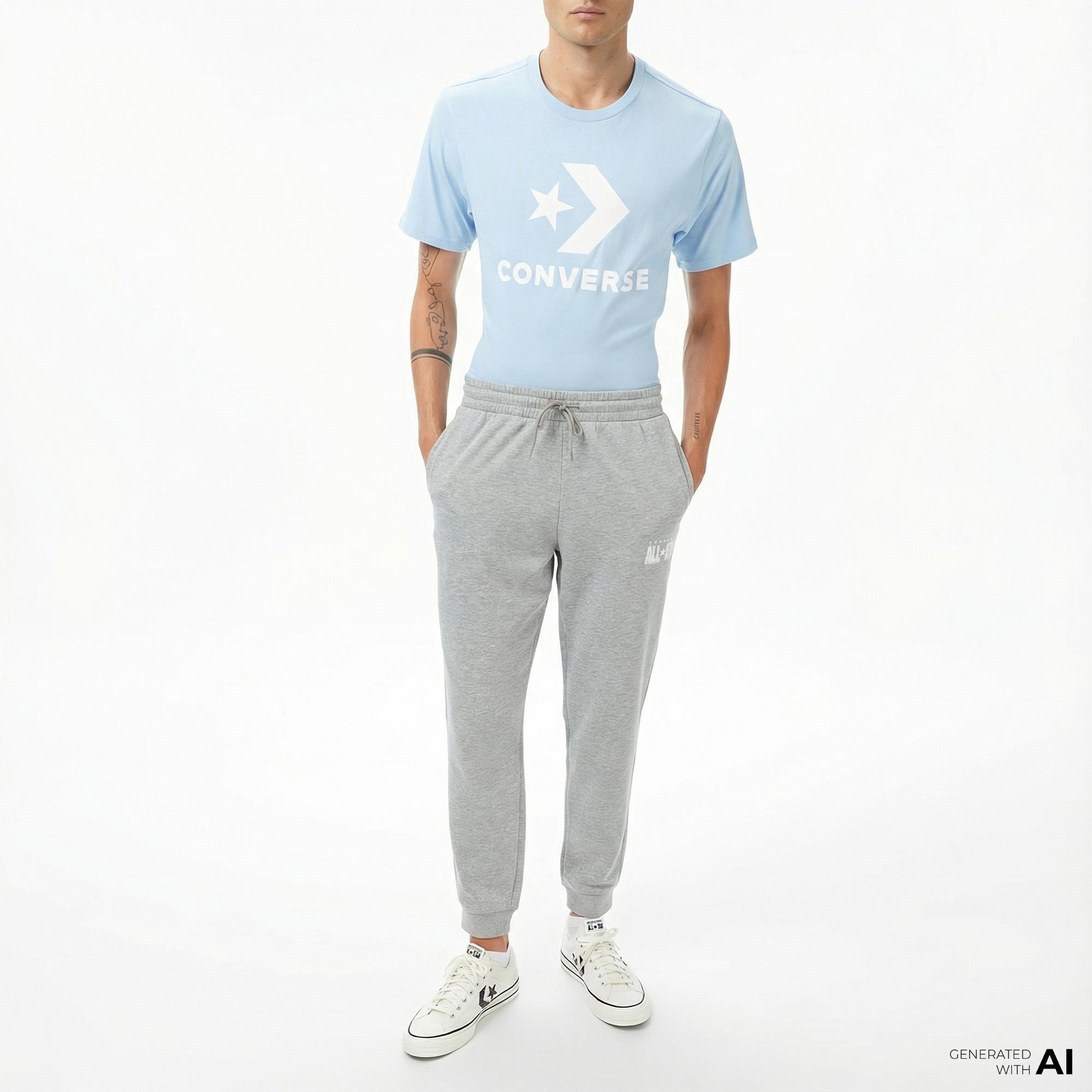 Converse Erkek Gri Pantolon