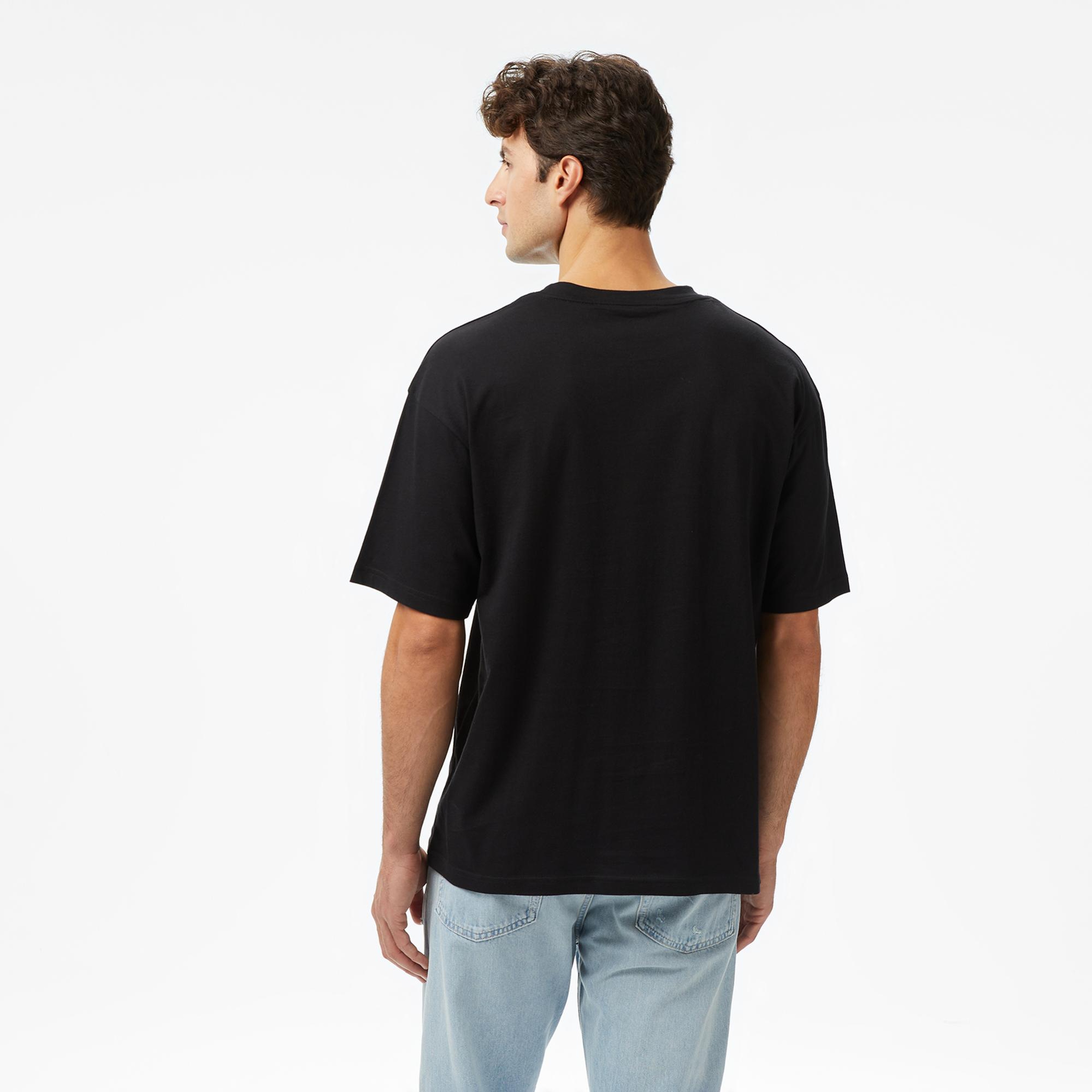 Tommy Hilfiger Logo Erkek Siyah T-Shirt