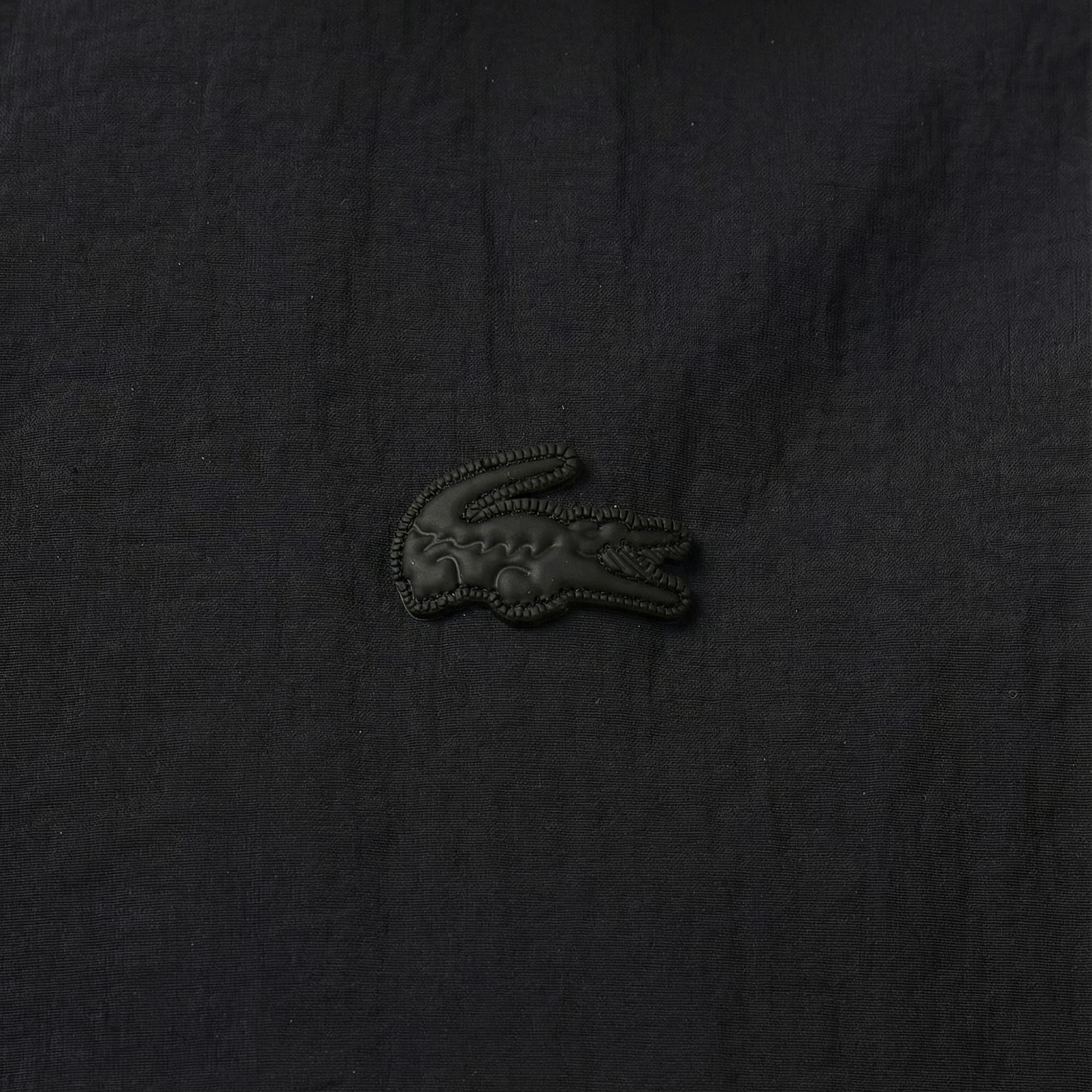 Lacoste Kadın Kapüşonlu Siyah Yağmurluk