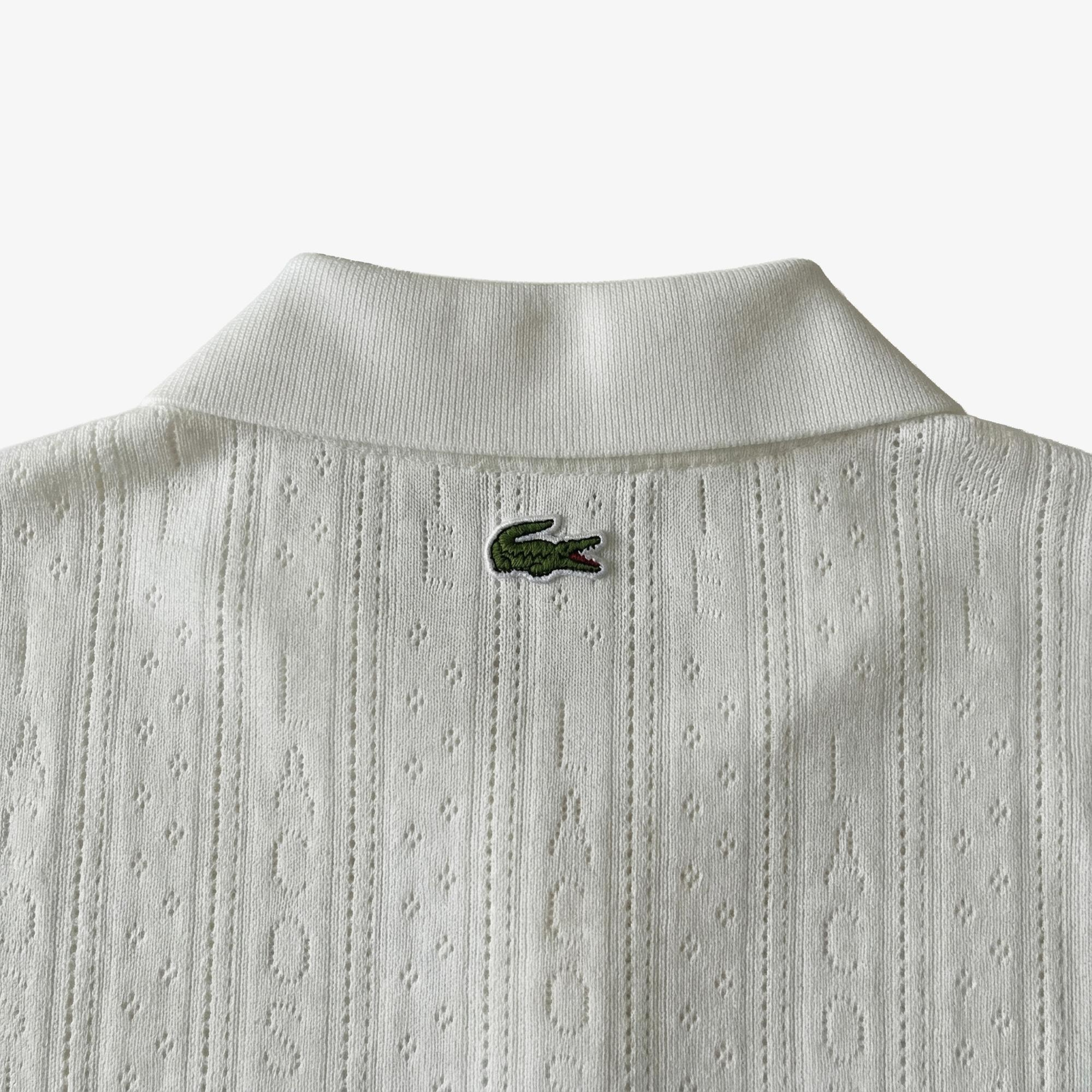 Lacoste L.12.D Kadın Slim Fit Beyaz Polo