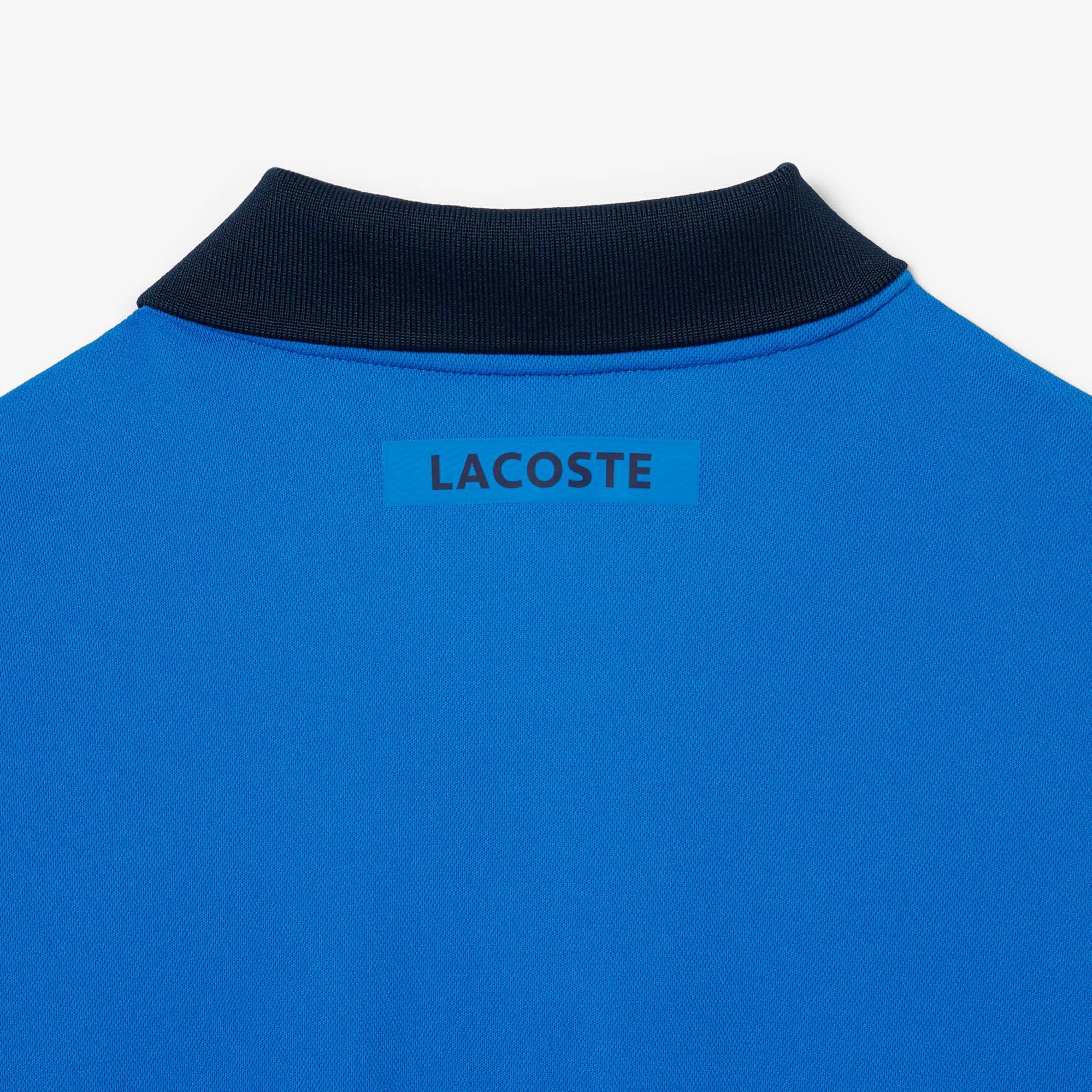Lacoste Sport X Novak Djokovic Erkek Regular Fit Baskılı Lacivert Polo