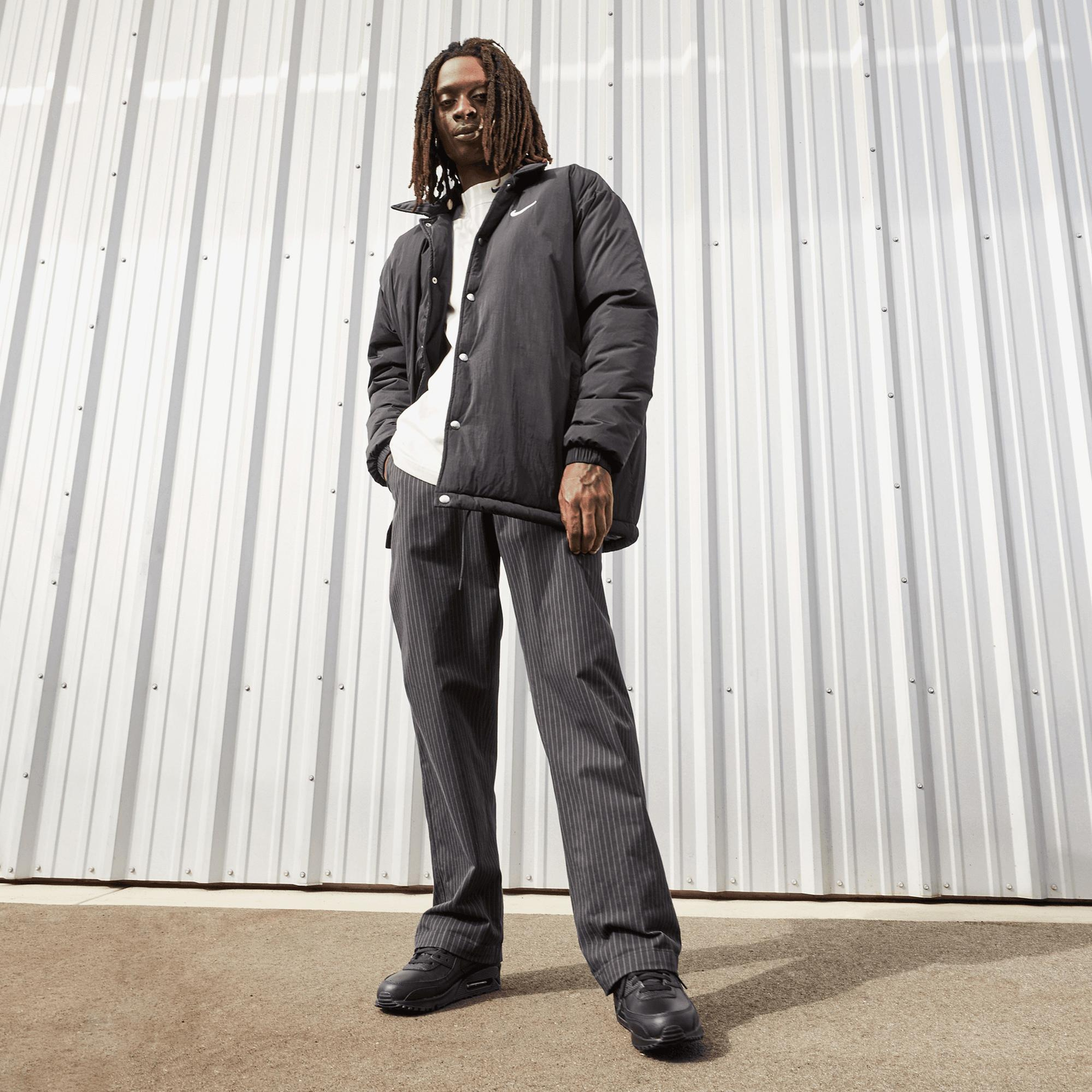 Nike Air Max 90 Leather Erkek Siyah Spor Ayakkabı