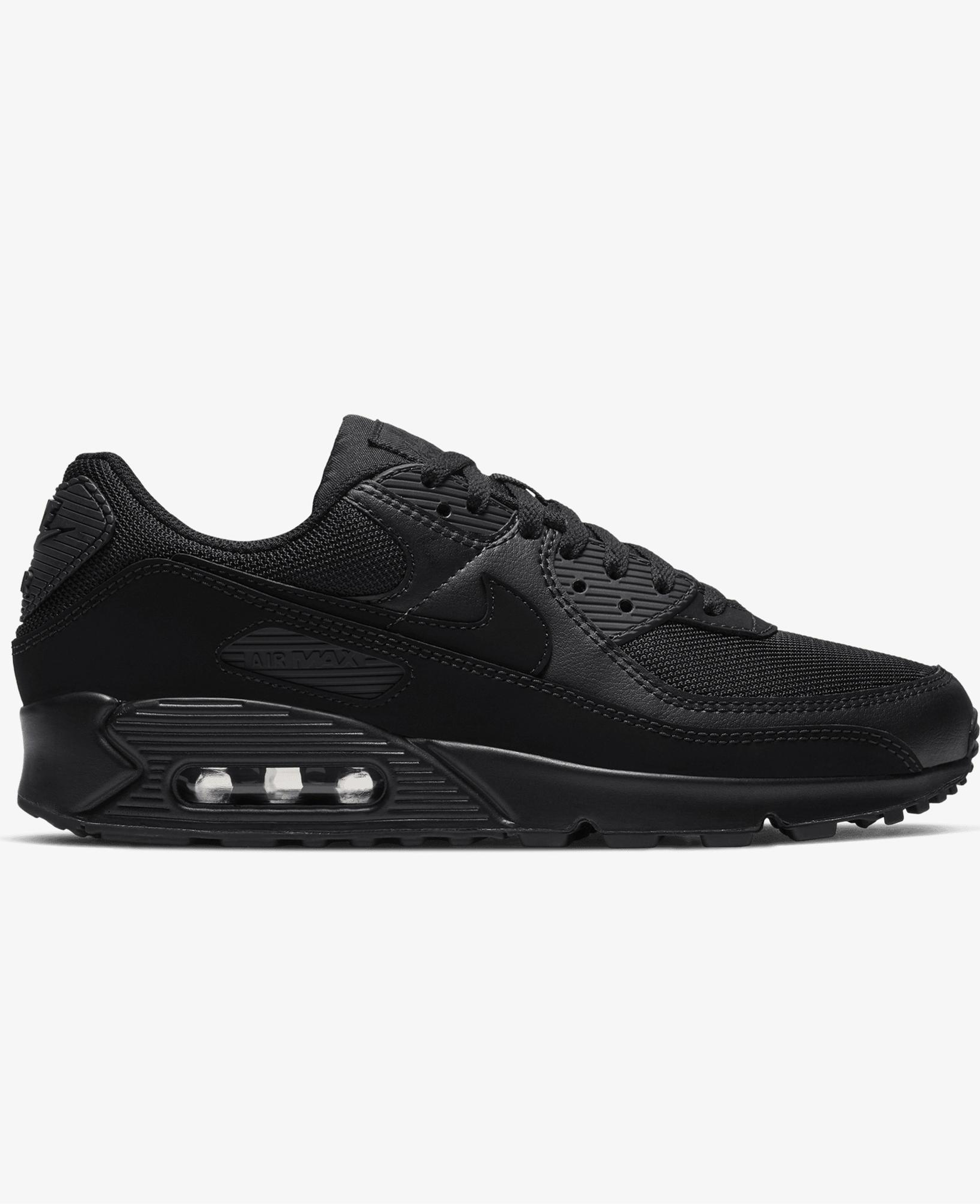 Nike Air Max 90 Erkek Siyah Spor Ayakkabı